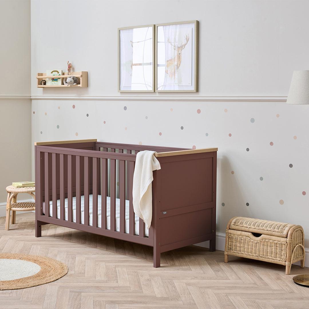  Tutti Bambini Misha Cot Bed - Mulberry/Golden Oak、mySite、merchandisen