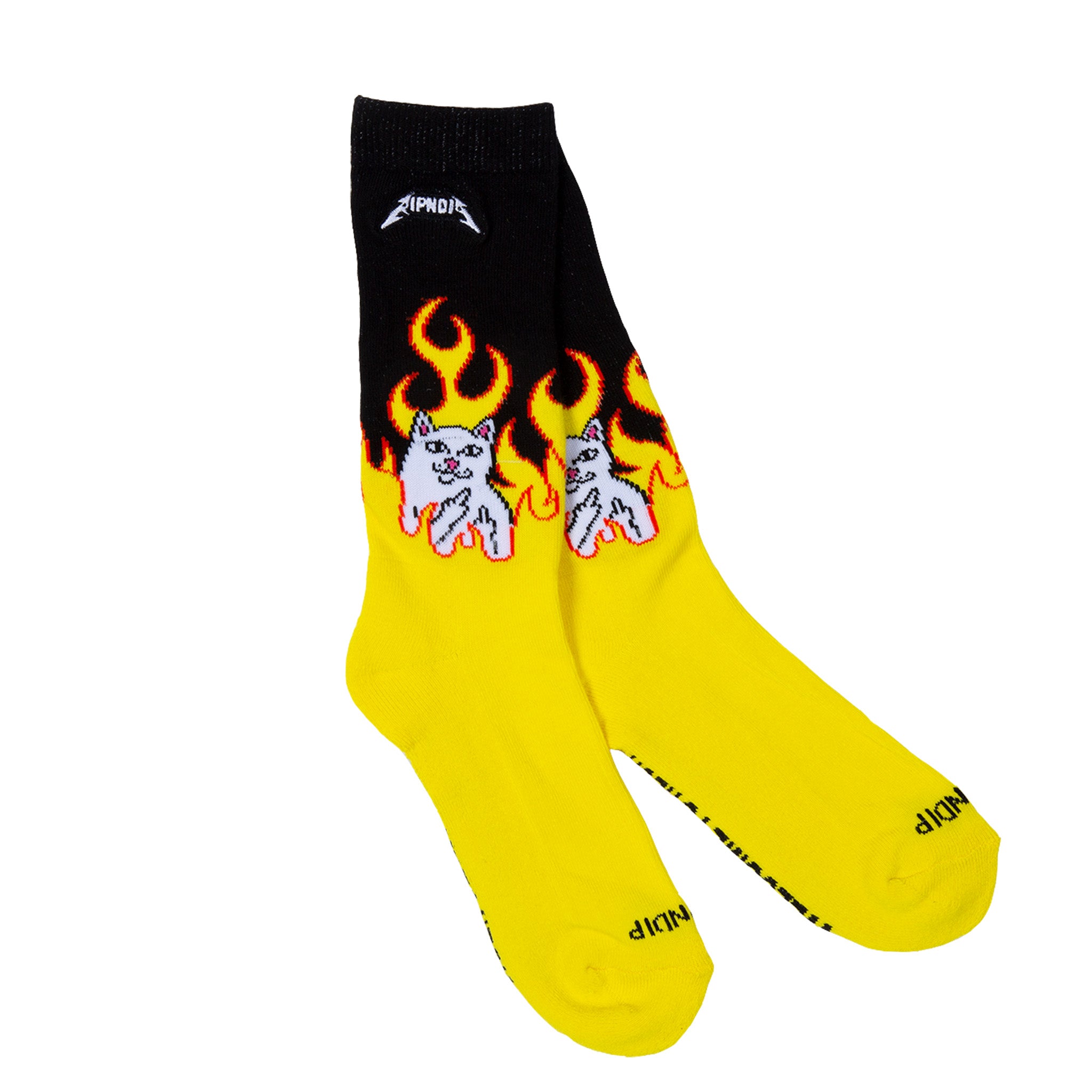  Welcome To Heck Socks (Black / Yellow)、mySite、merchandisen