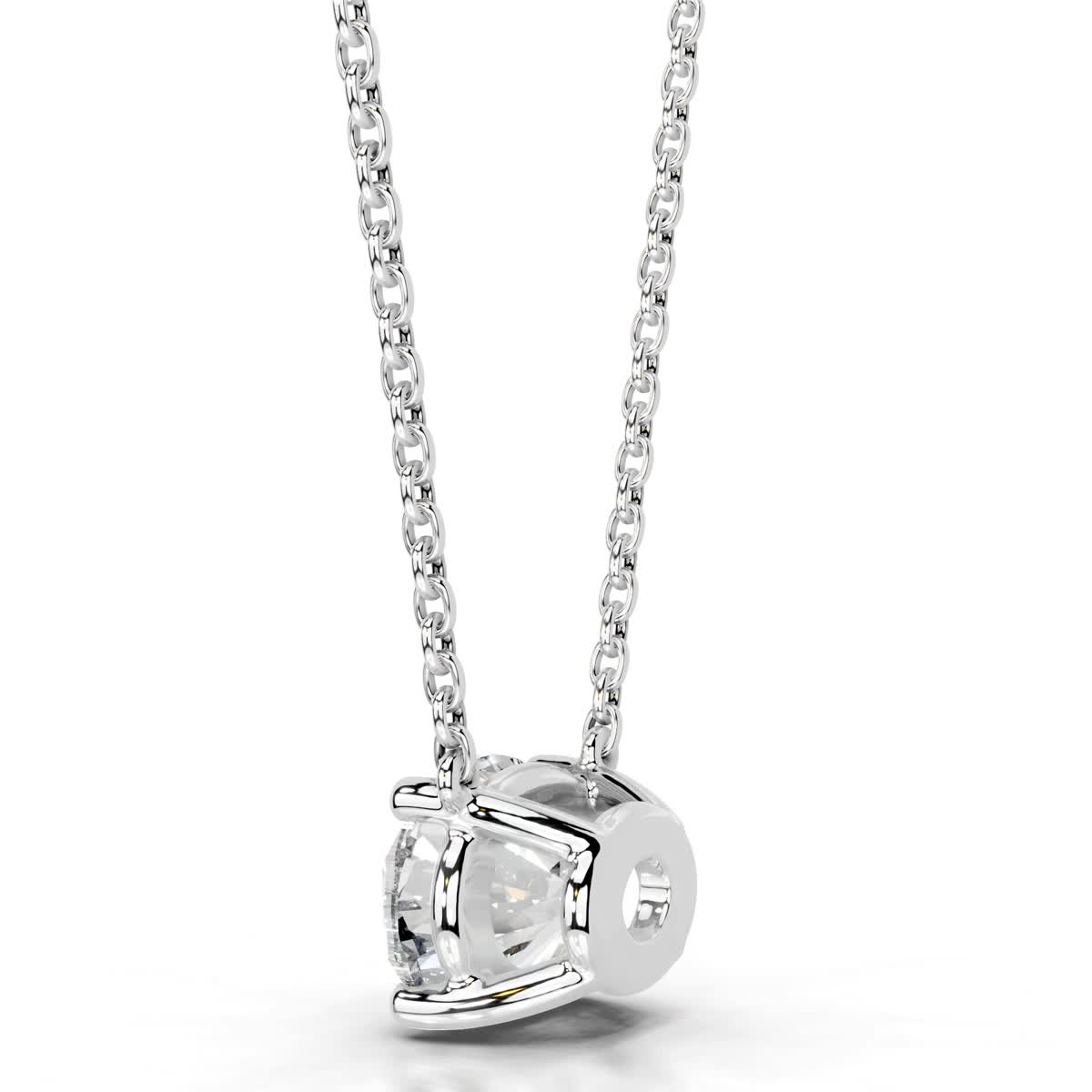 Clmence Diamond Pendant (2 Carat) -18K White Gold、mySite、hinf8tx79