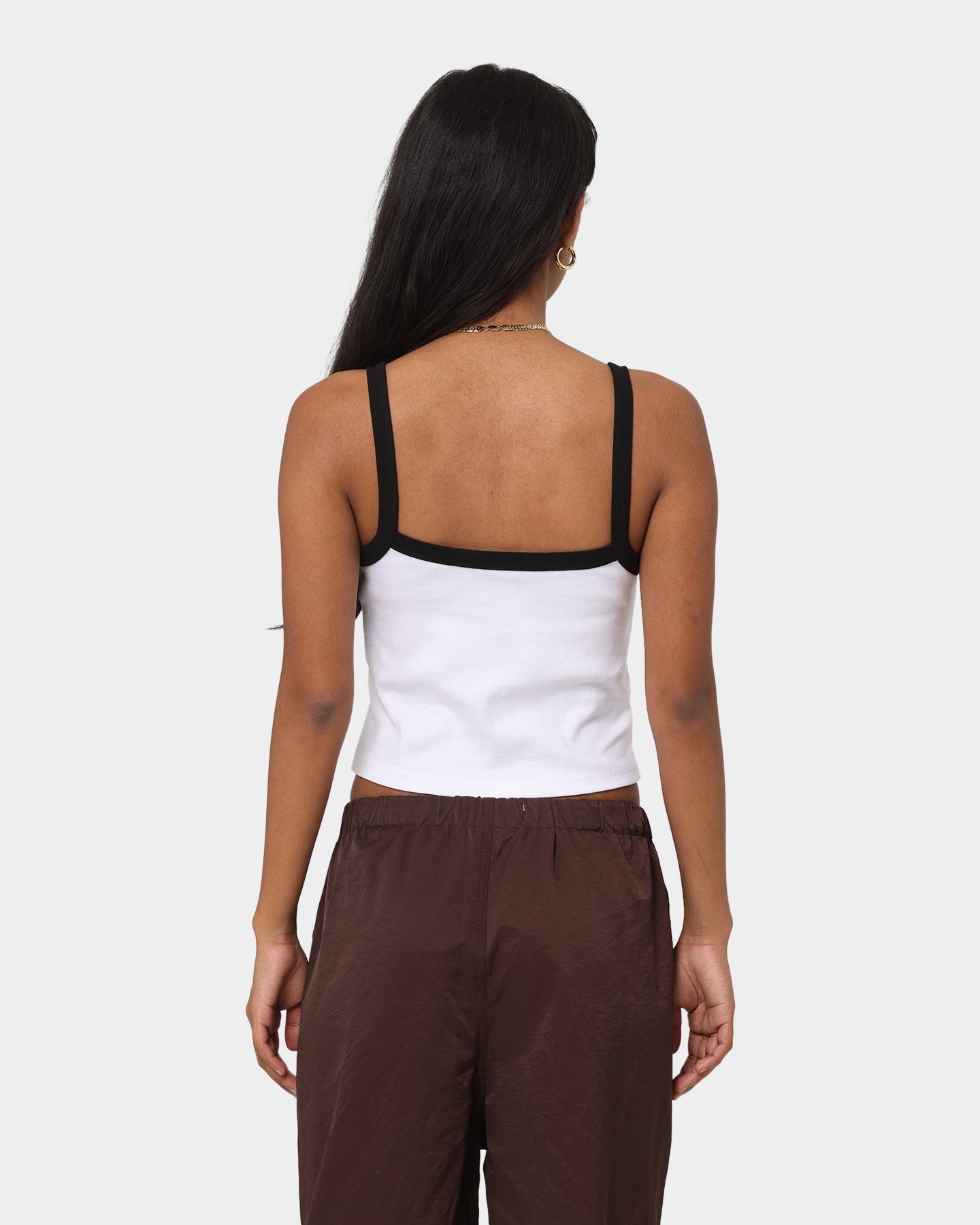 X-Girl Women's Basic Oval Logo Singlet White、mySite、zt4zffjzw