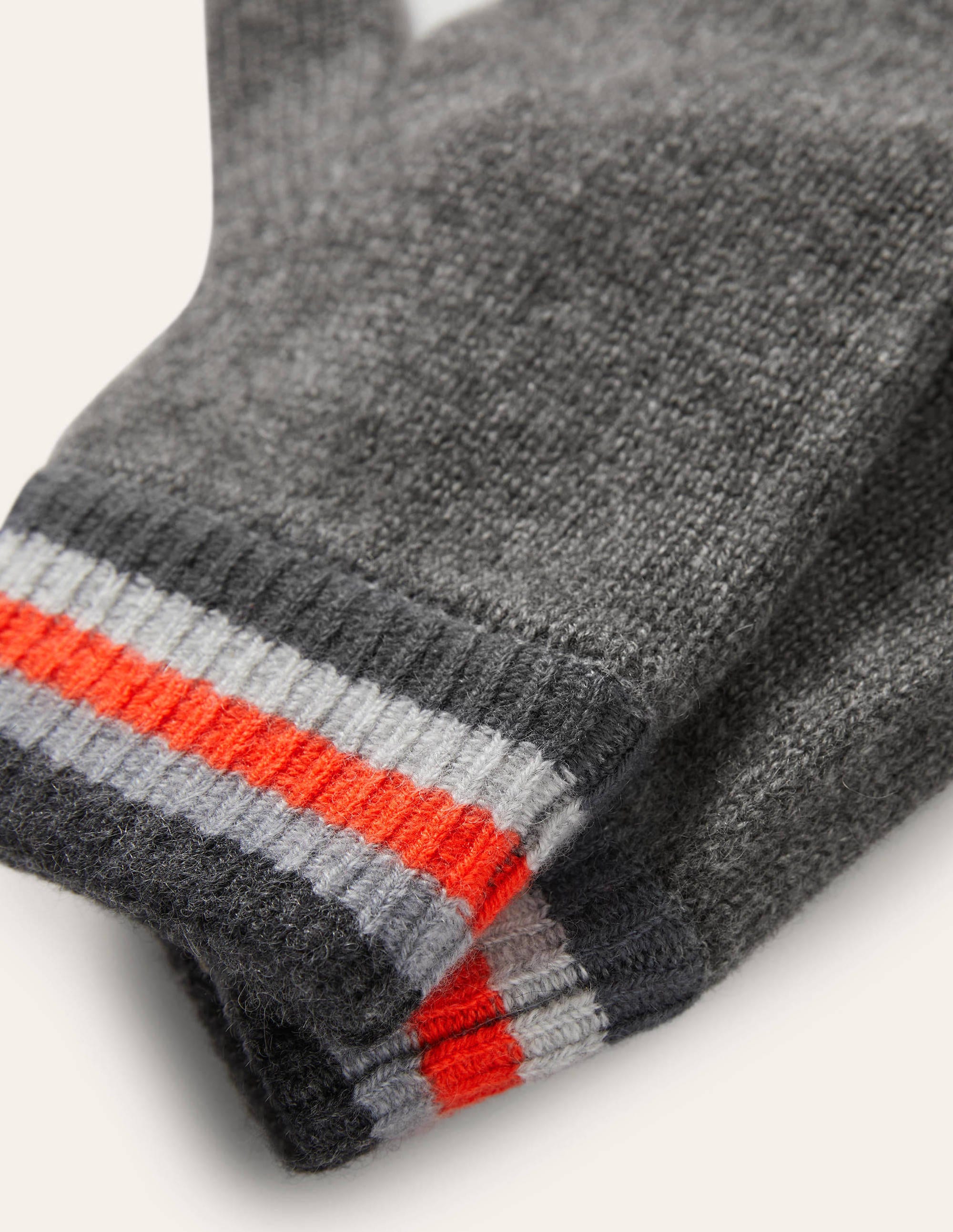  Cashmere Gloves-Grey Stripe、mySite、ashleygrahame