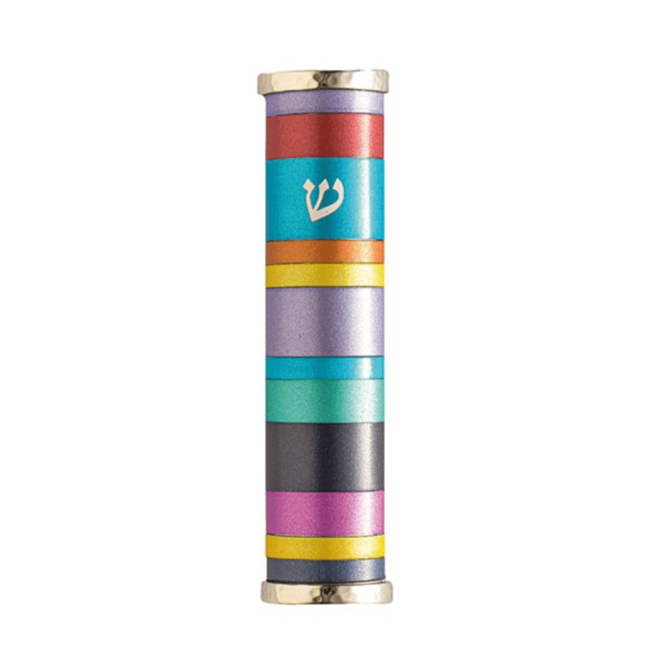 Multicolored Rings Mezuzah by Yair Emanuel、mySite、topwebapps