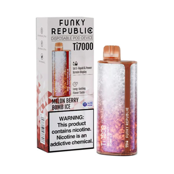 Funky Republic Ti7000 Recharge Vape 12.8mL、mySite、zt4zffjzw