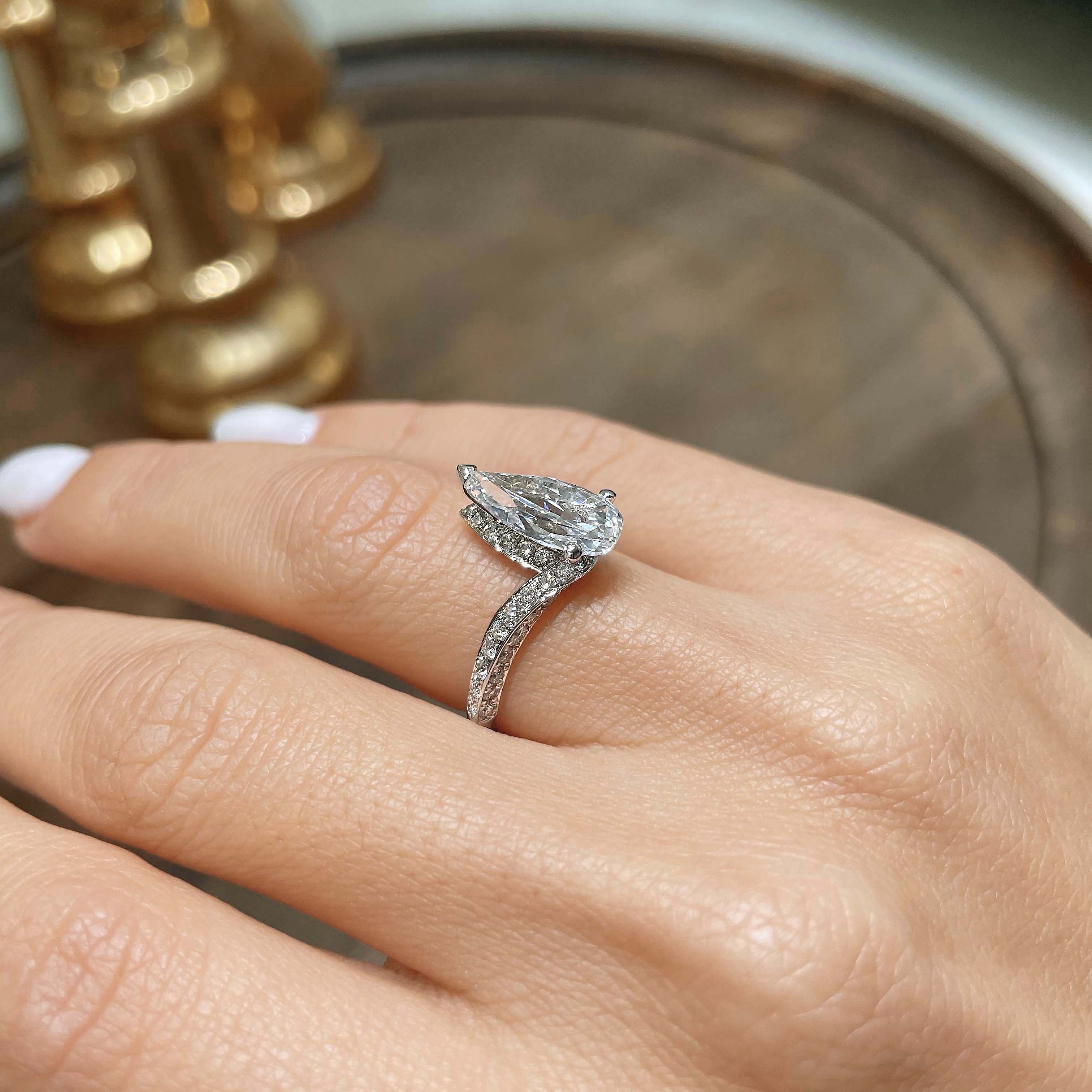Sabrina Lab Grown Diamond Ring -Platinum、mySite、hinf8tx79