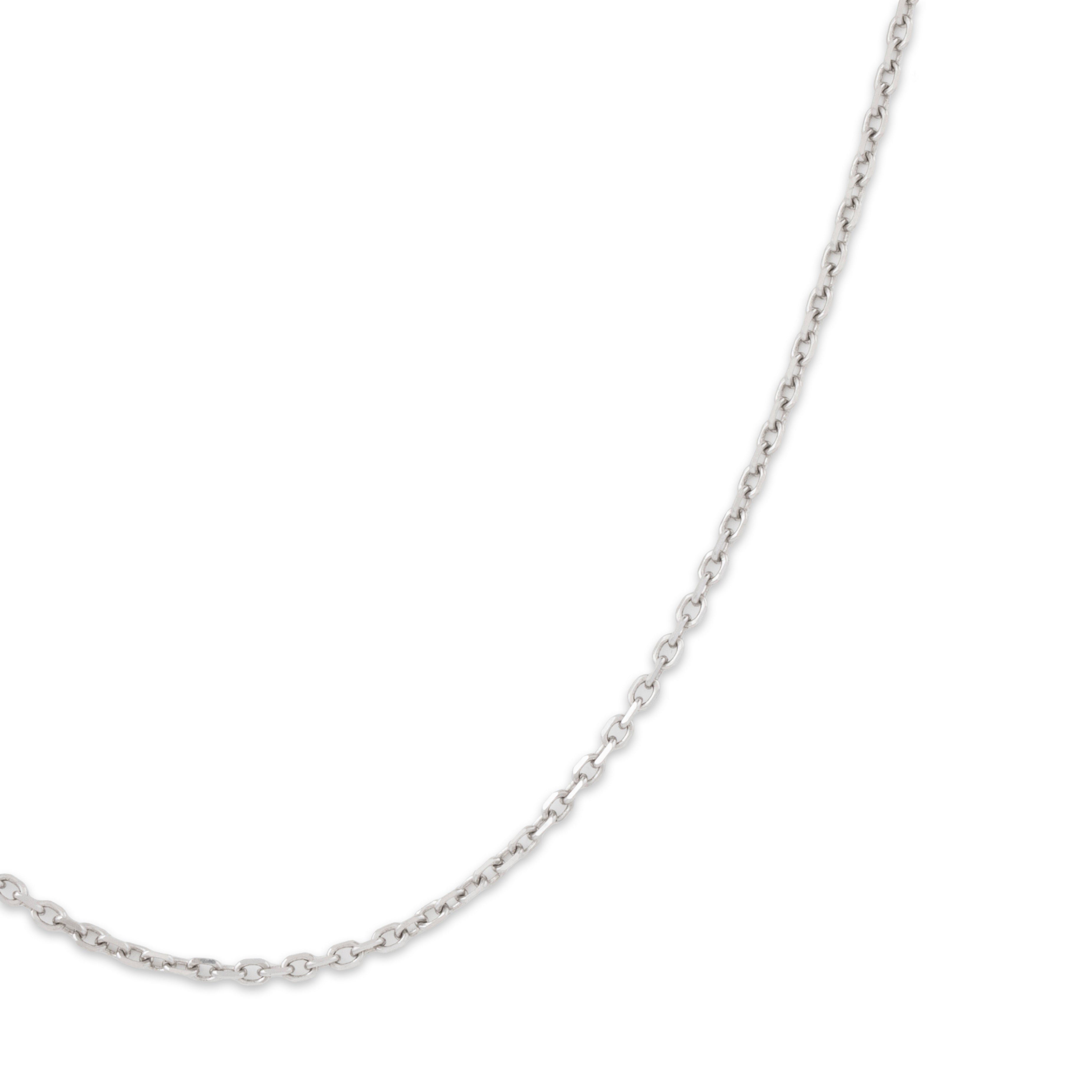 Vintage 14k White Gold Cable Chain Necklace 16、mySite、hinf8tx79