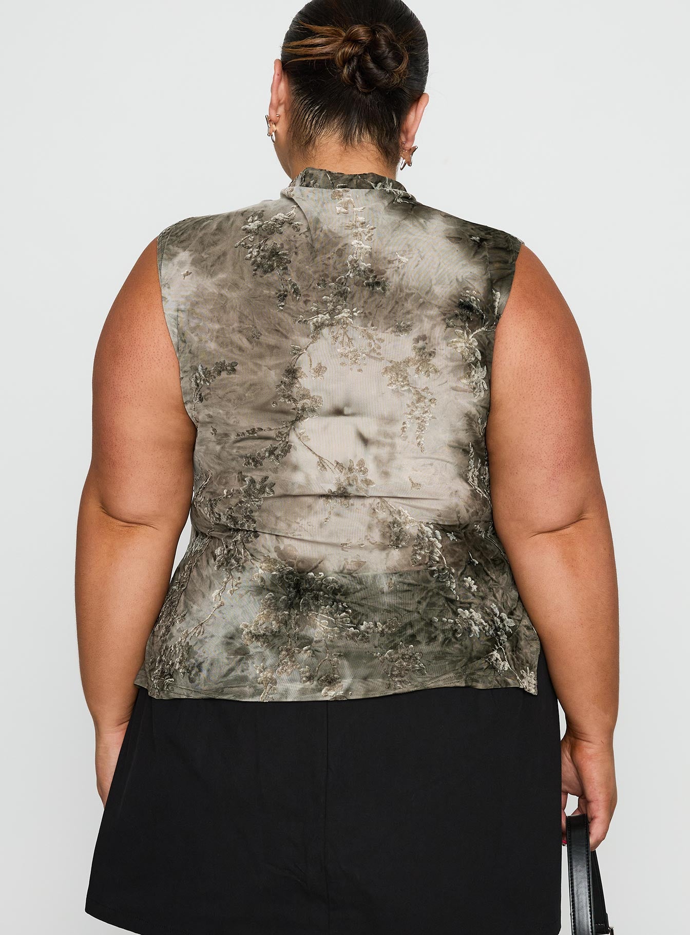 Nights All Alone High Neck Top Multi Curve、mySite、solidvoid