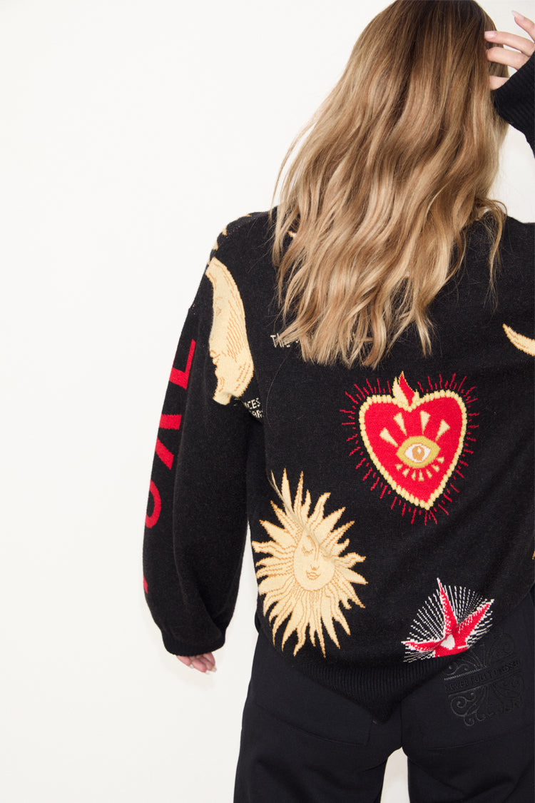 Black Mystical Cardigan、mySite、solidvoid