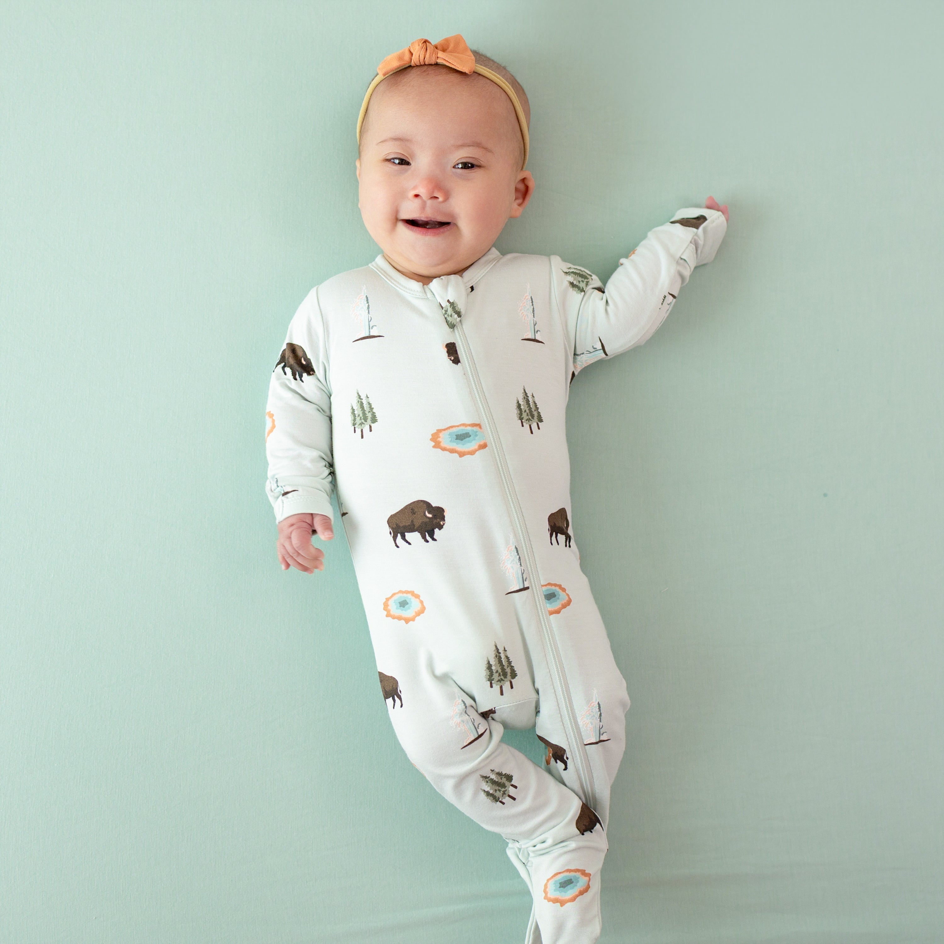  Zippered Footie in Yellowstone、mySite、layawaytickets