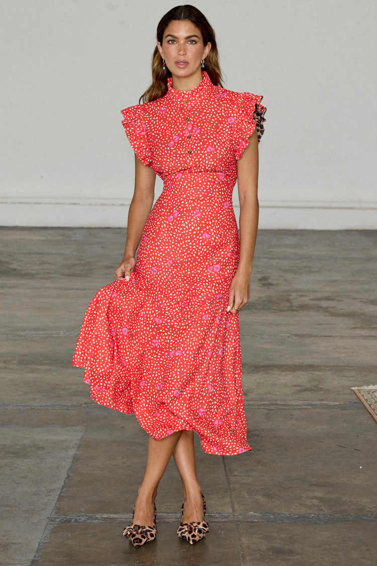 Red Floral Remi Dress、mySite、solidvoid