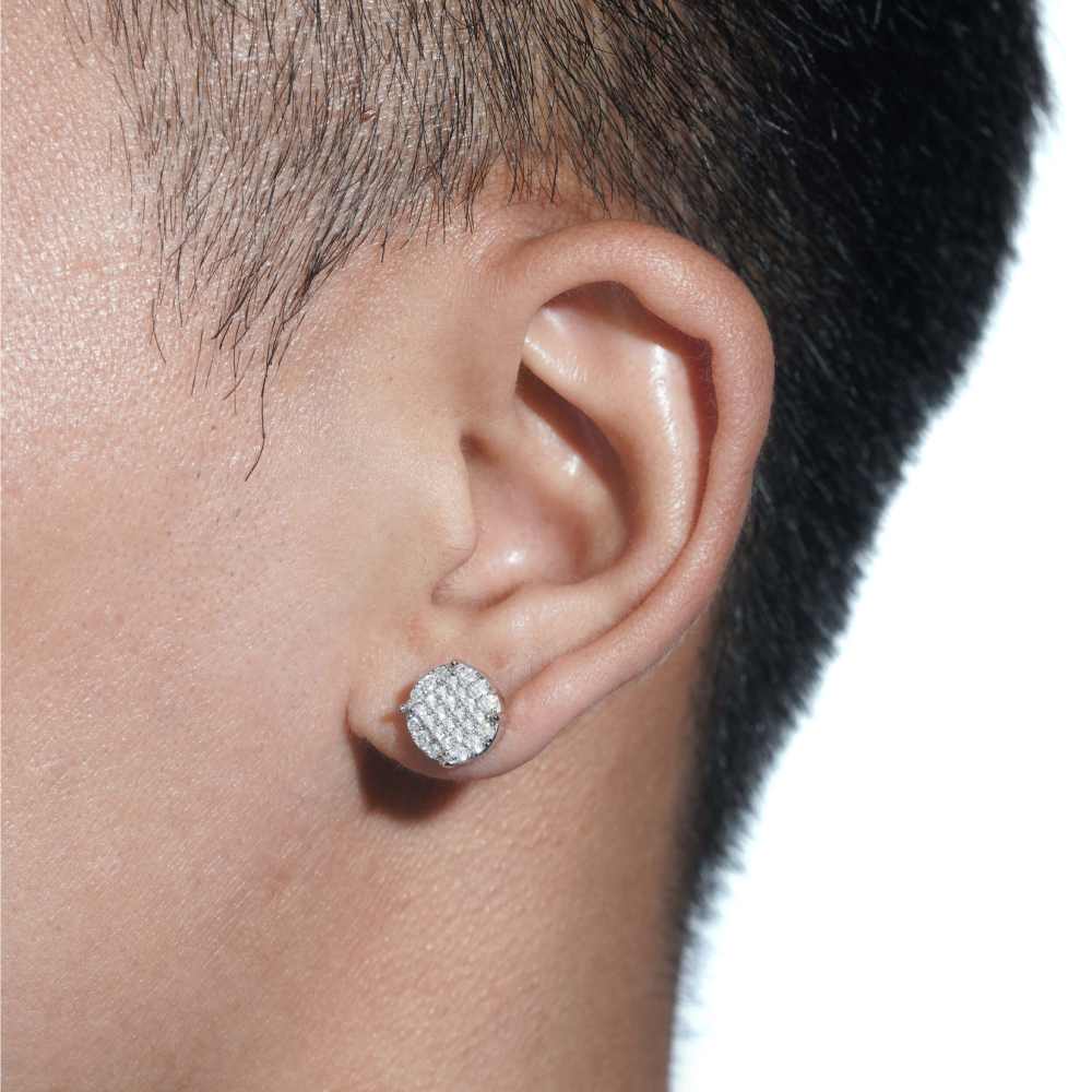 Round Prong Moissanite Earrings 14K Gold、mySite、hinf8tx79