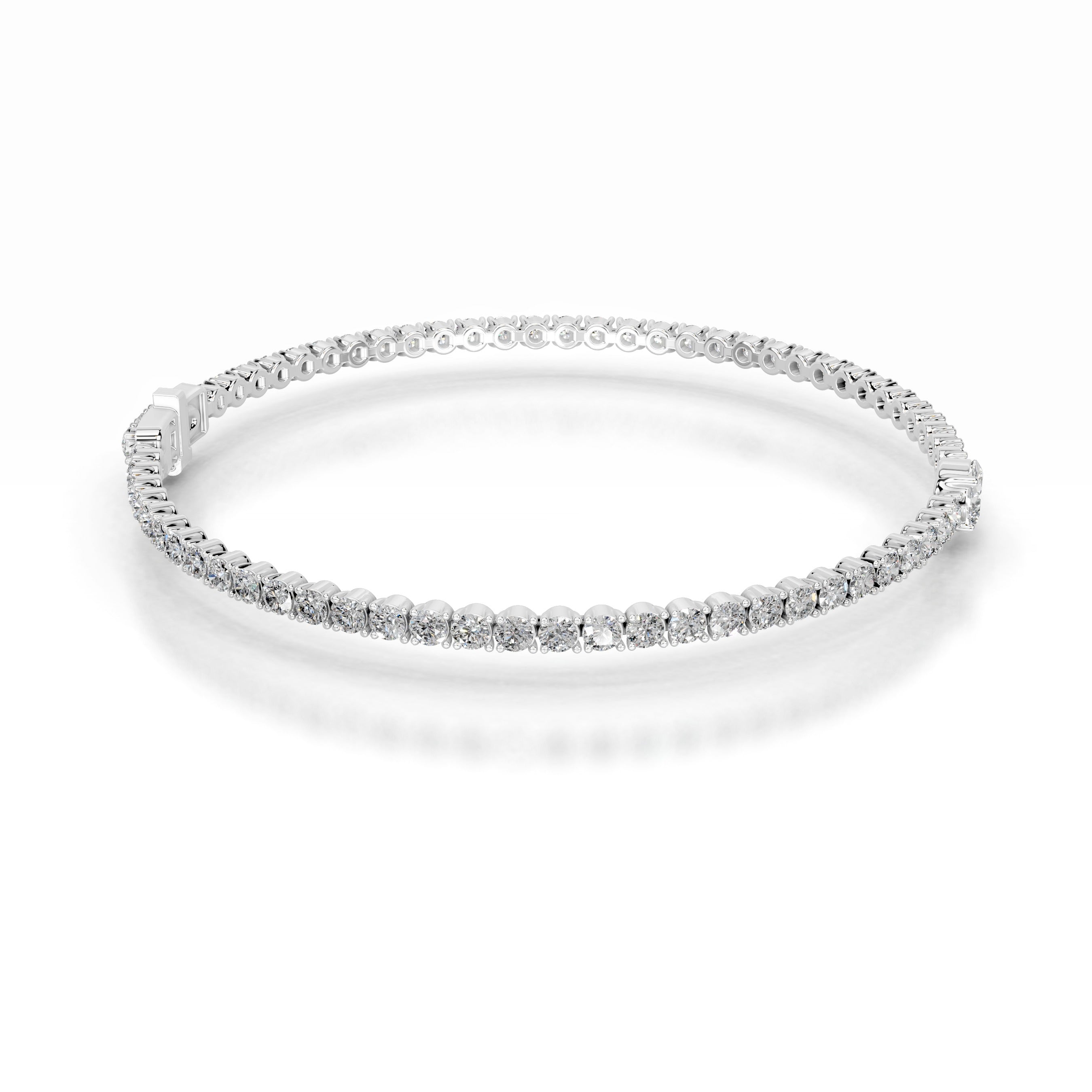 Cheryl Diamond Bracelet - 18K White Gold、mySite、hinf8tx79