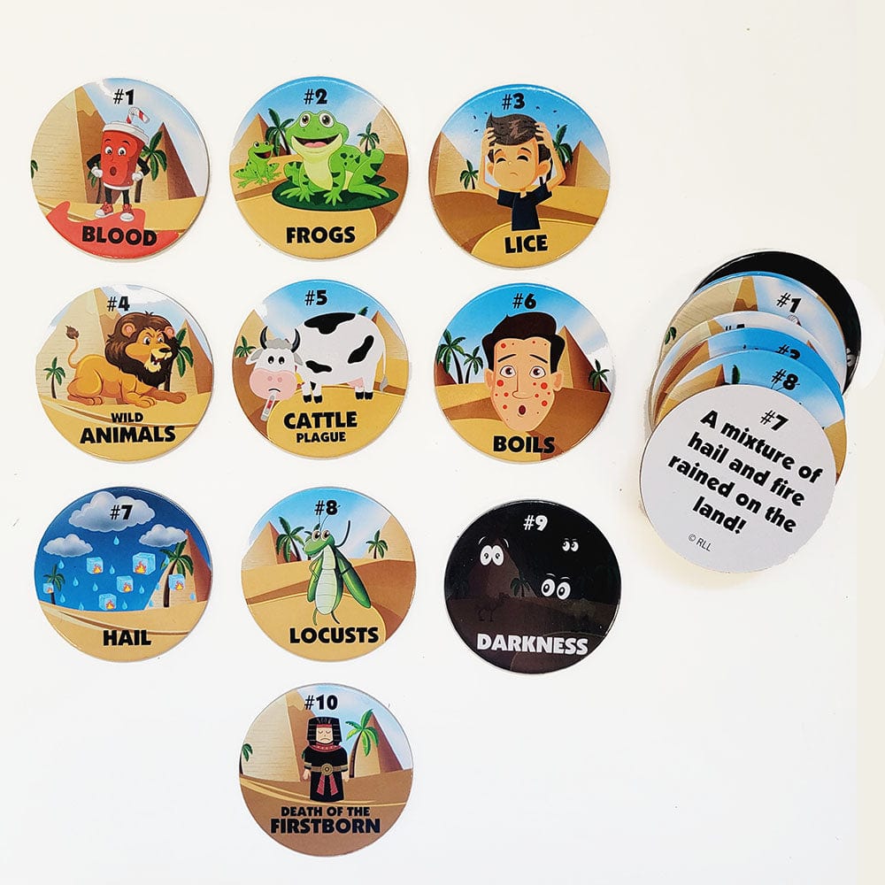 Passover Tablescatters - Two Sets of 10 Plagues、mySite、topwebapps