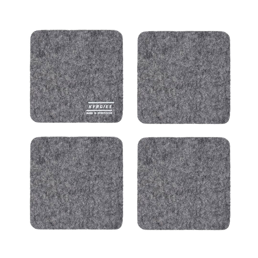  Kyrgies Coaster 4-Pack - Gray、mySite、preschool7hills