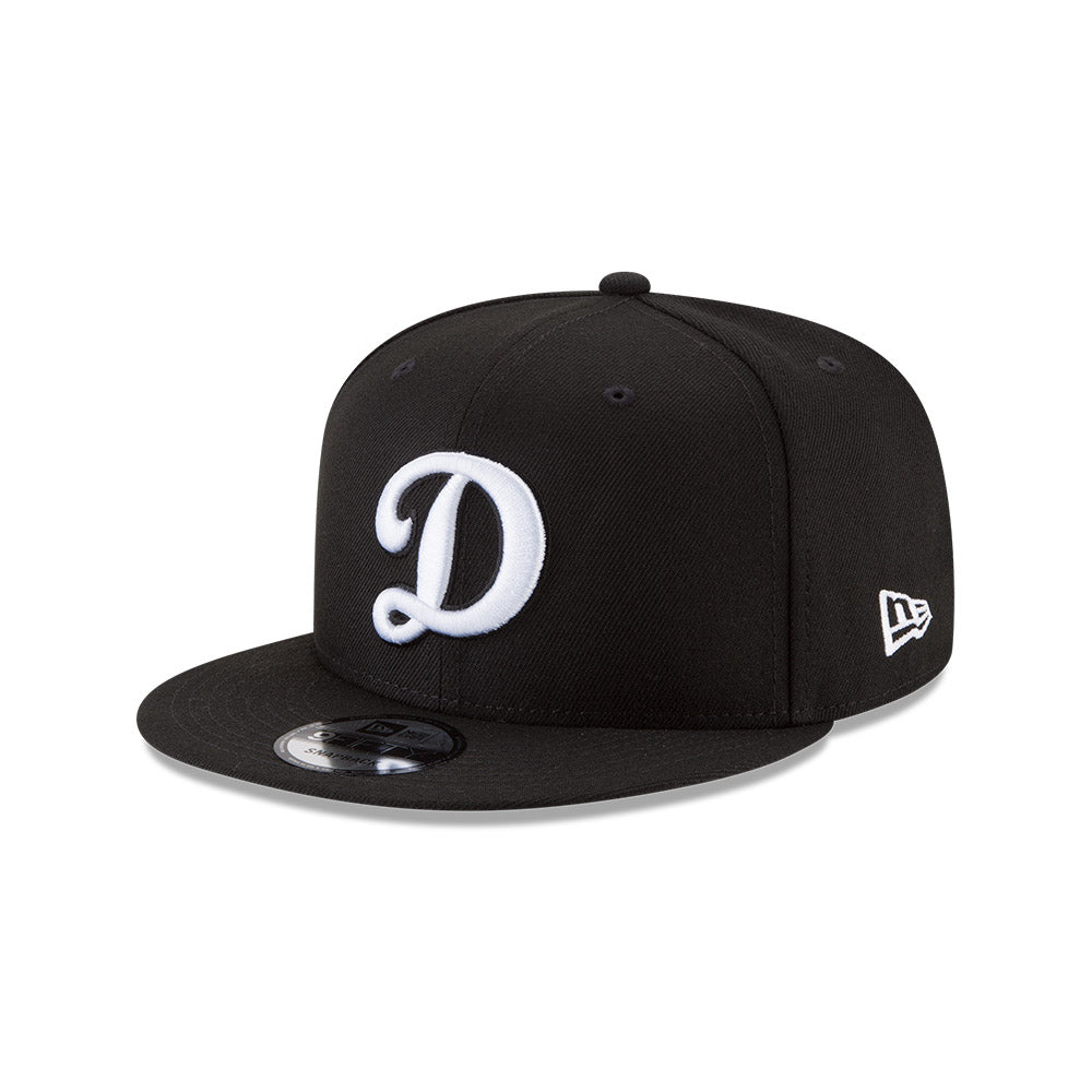 Los Angeles Dodgers New Era Black/White “D” 9FIFTY Snapback Hat、mySite、vikingsvslions