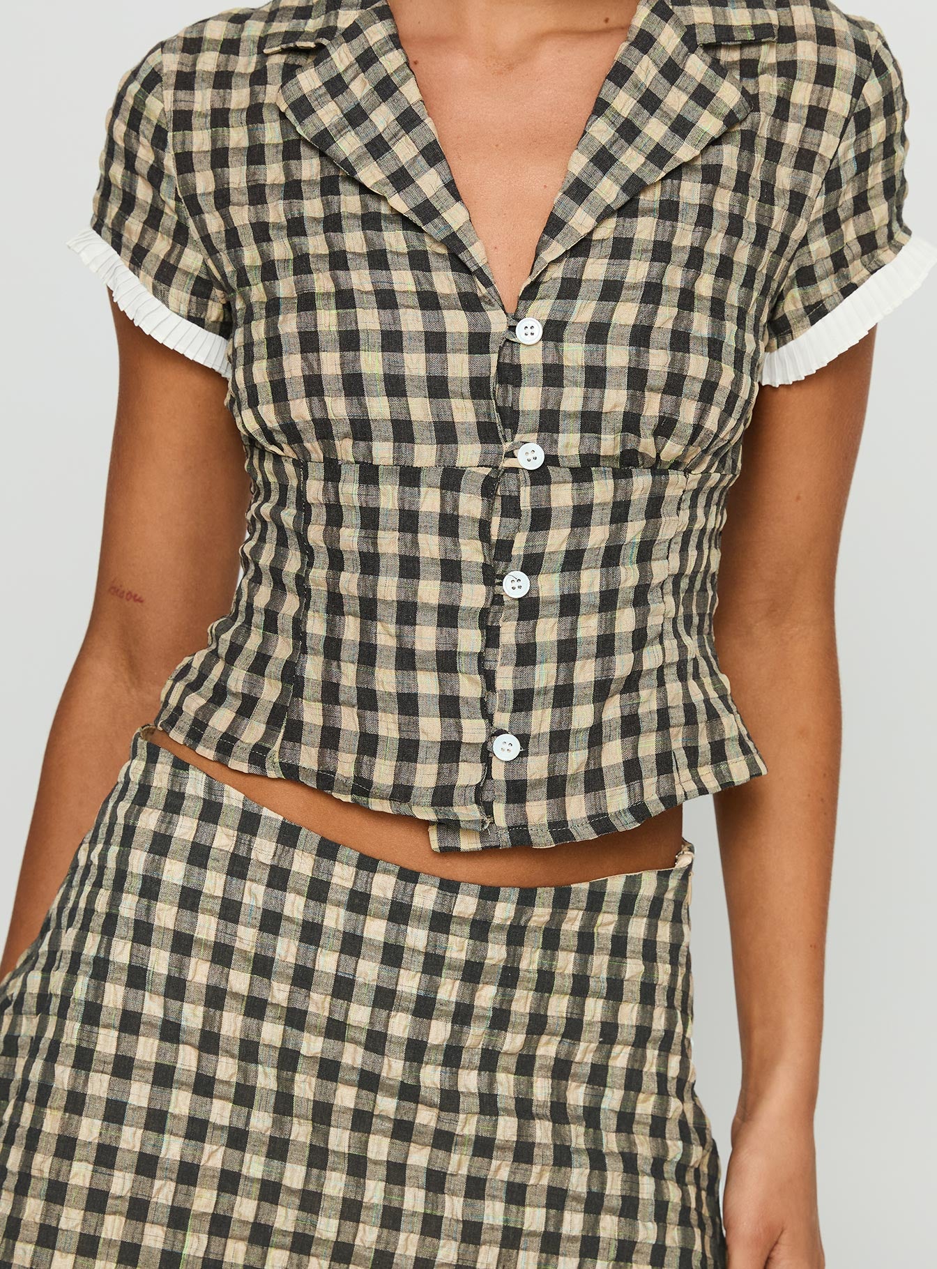 Rhom Set Brown Check、mySite、solidvoid