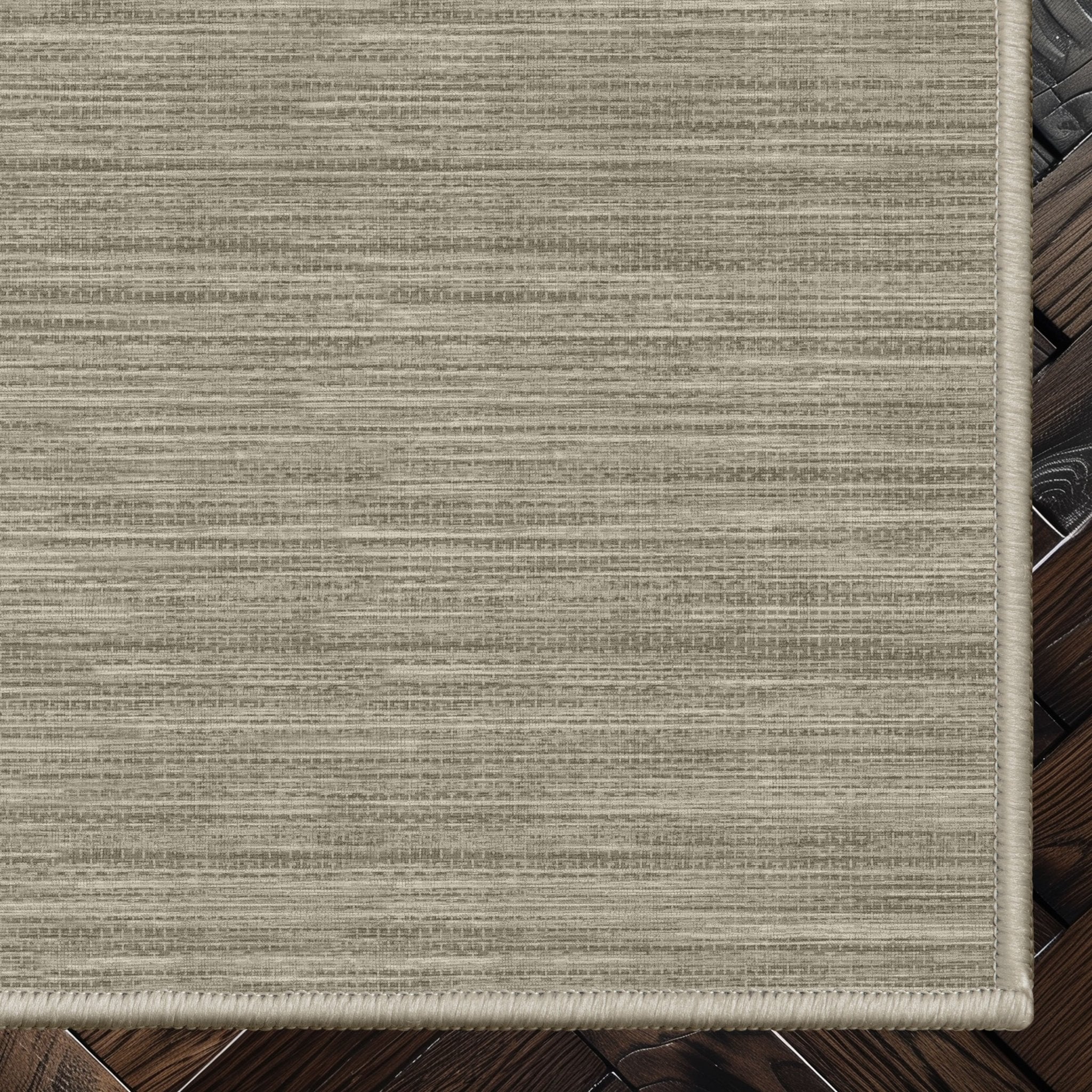 Edwin Custom Rug - Monochrome Striation , Flat Pile, Easy Clean, Customizable for Your Space、mySite、gigharbornorthrealestate