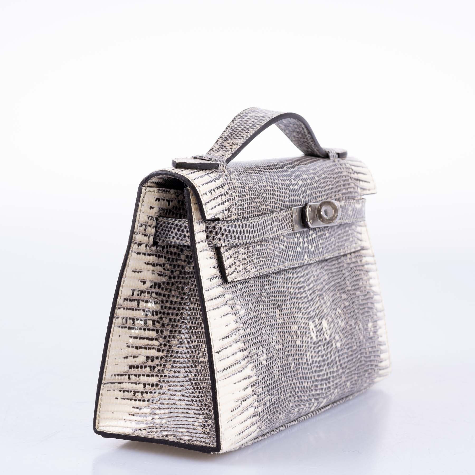 Hermès Kelly Pochette Rare Ombré Lizard Palladium Hardware、mySite、garminoutage.com