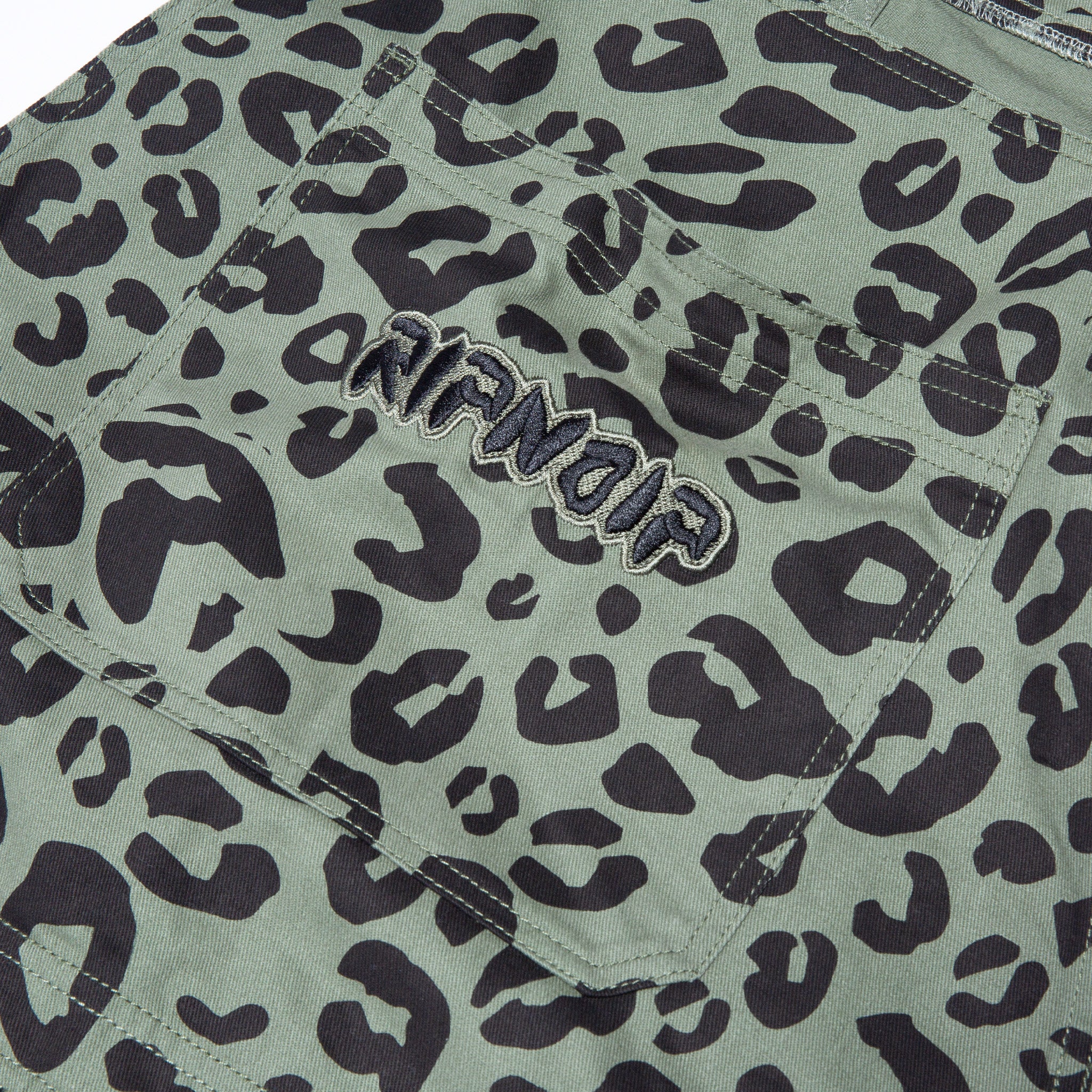 Spotted Cotton Twill Overalls (Olive)、mySite、merchandisen