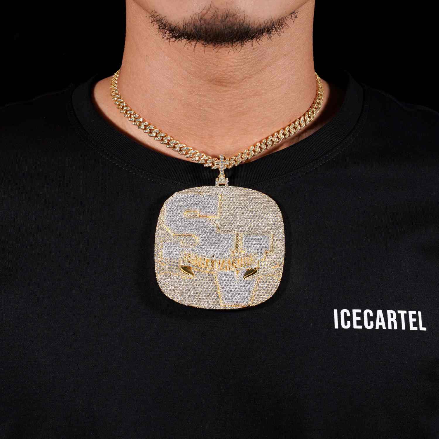 SV Custom Moissanite Pendant 14K Gold、mySite、hinf8tx79