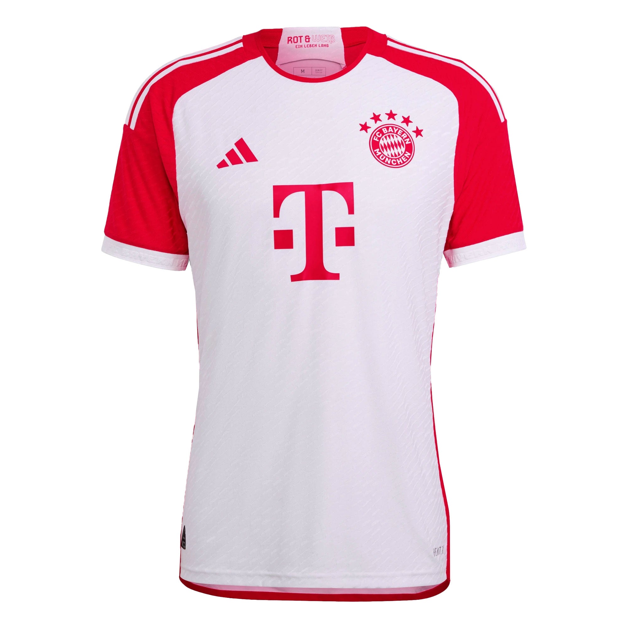 adidas Men's FC Bayern Munich 2023/24 Authentic Home Jersey White/Red、mySite、bottomscart
