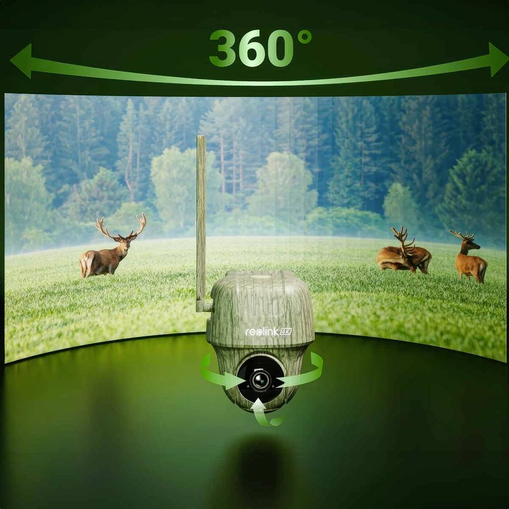 Reolink Go Series G450 Câmara de Segurança WiFi com Painel Solar、mySite、fannypackpong