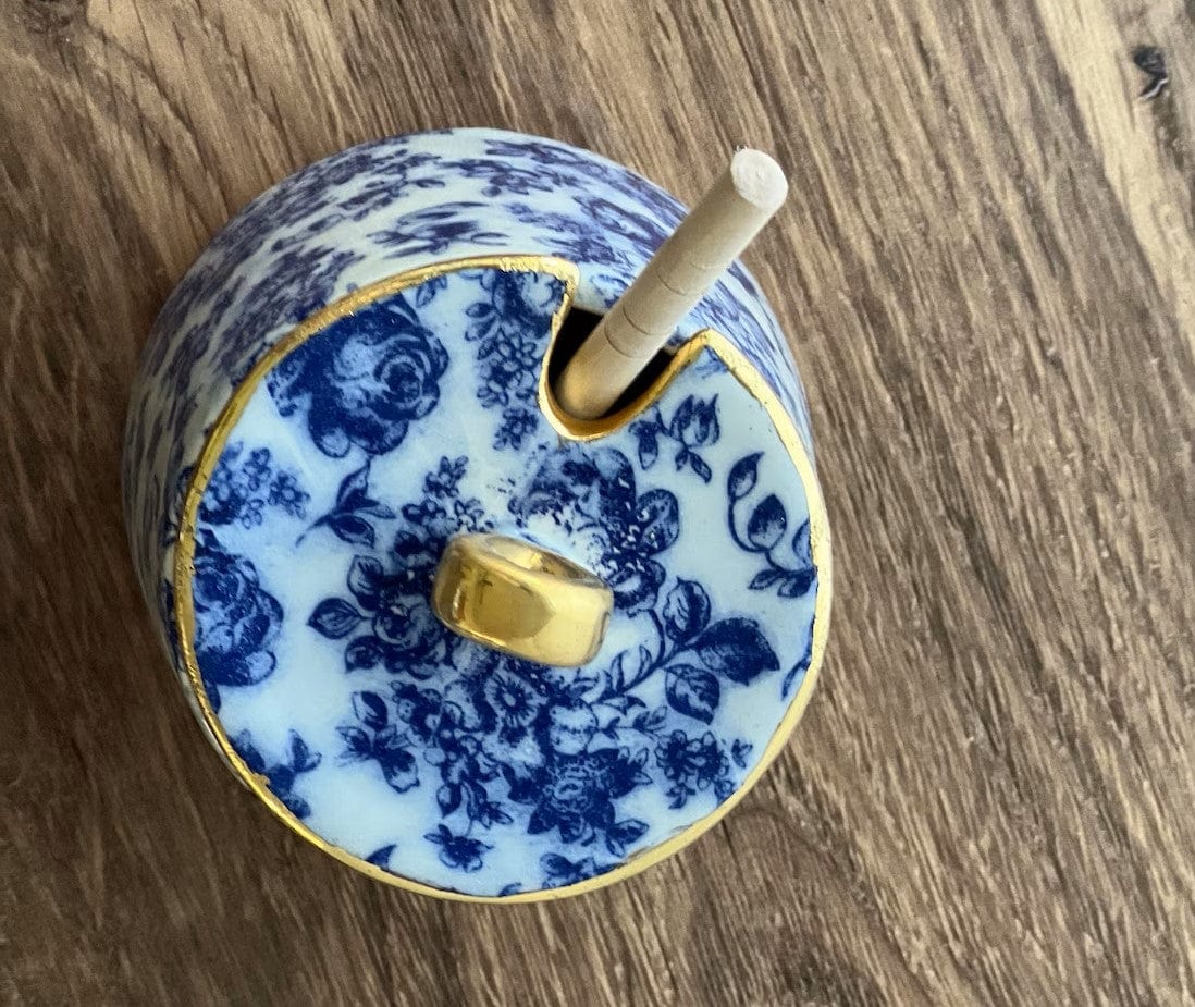 Ceramic Floral Honey Jar with Wooden Dipper、mySite、topwebapps