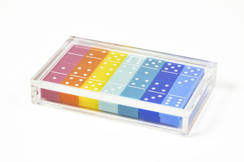  Lucite Multicolor Domino Set、mySite、elrpsem3k