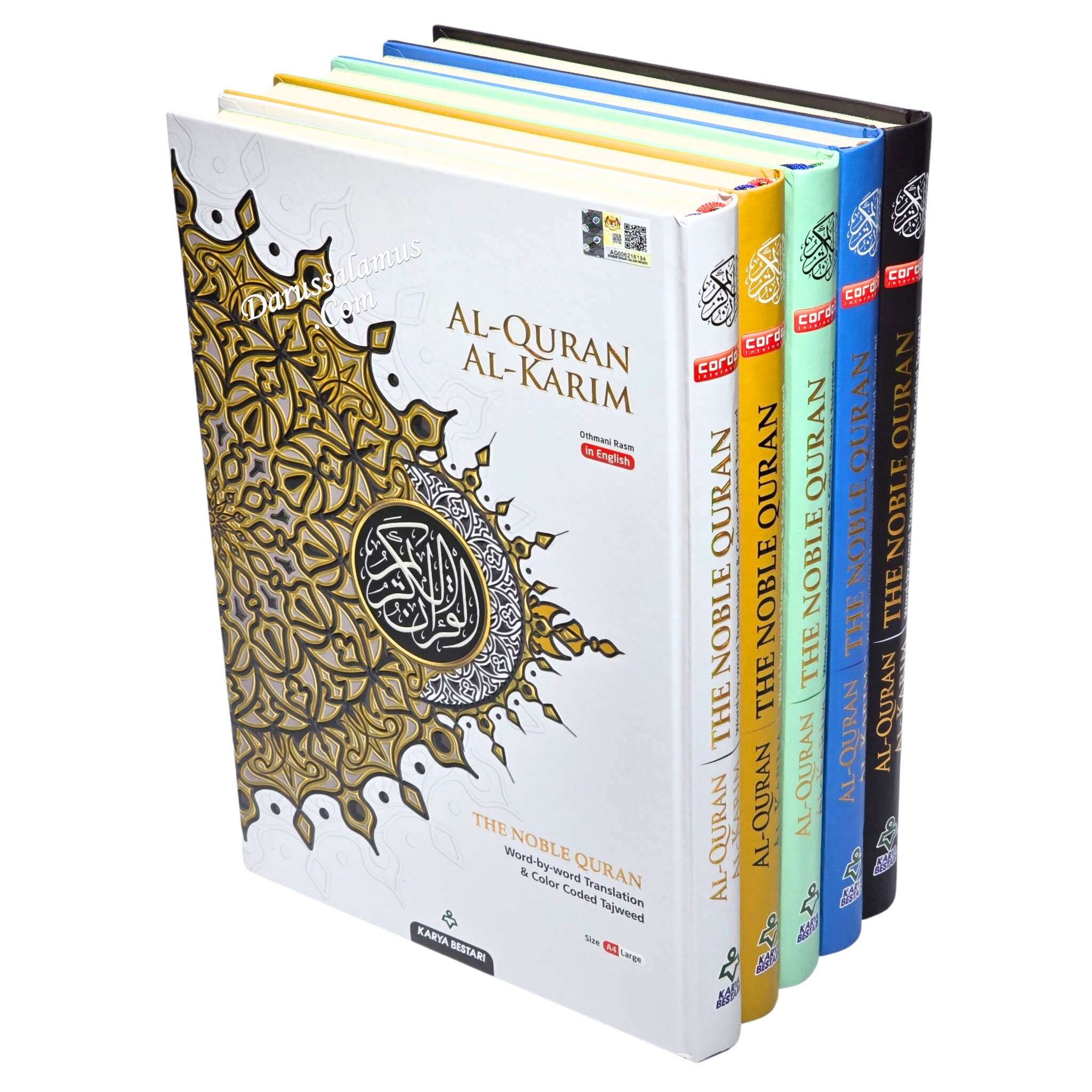 Maqdis Quran | The Noble Quran Word By Word Translation and Color Coded Tajweed (Al Quran Al Karim) Large Size A4 (English-Arabic)、mySite、topwebapps