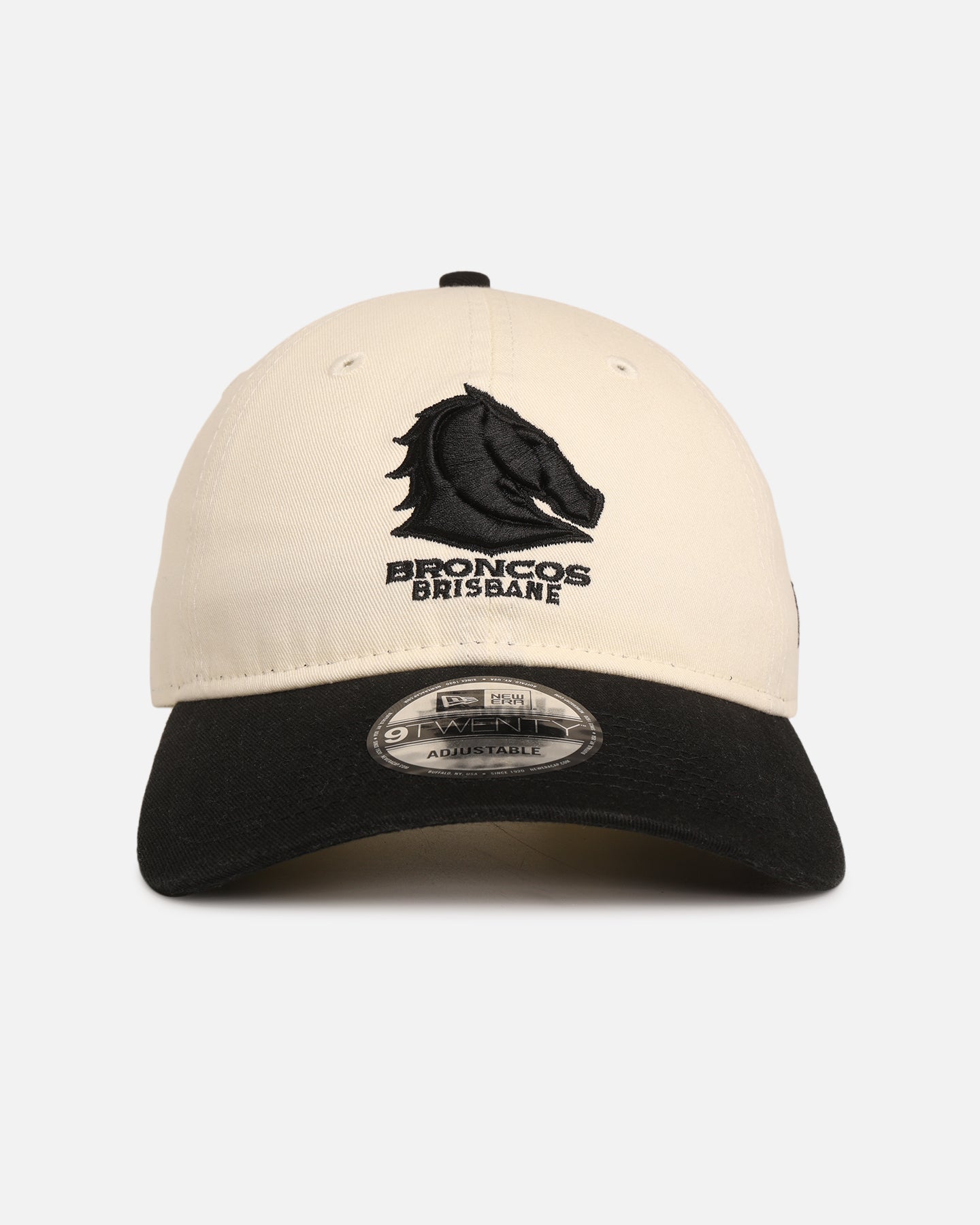 New Era Brisbane Broncos 'NRL Two Tone' 9TWENTY Strapback Chrome White/Black、mySite、zt4zffjzw