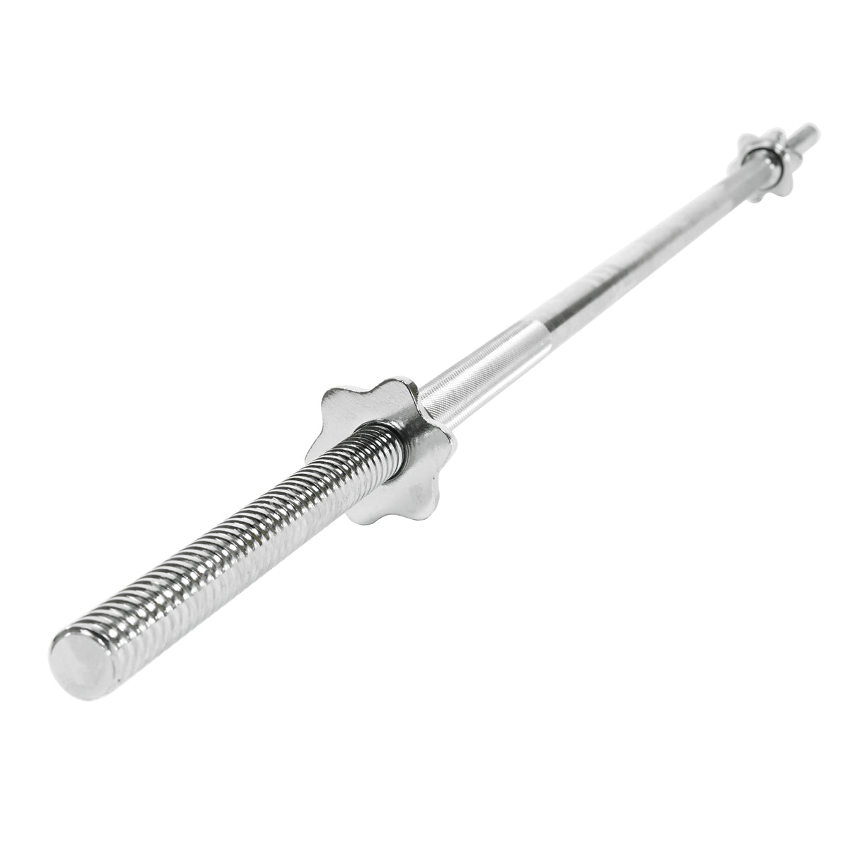  60'' Chrome Barbell Bar, 1'' Diameter Threaded w/ Ring Collar、mySite、ghnorth