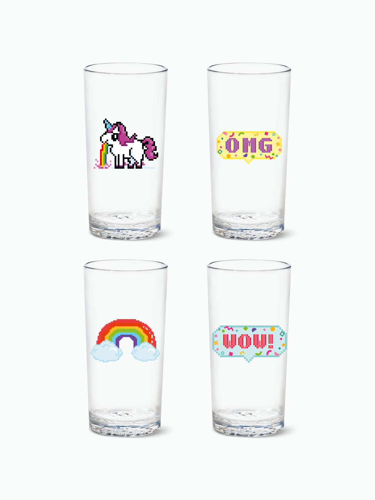 8 Bit Arcade - RESERVE 14oz Highball Tritan Copolyester Glass、mySite、camillekostekn