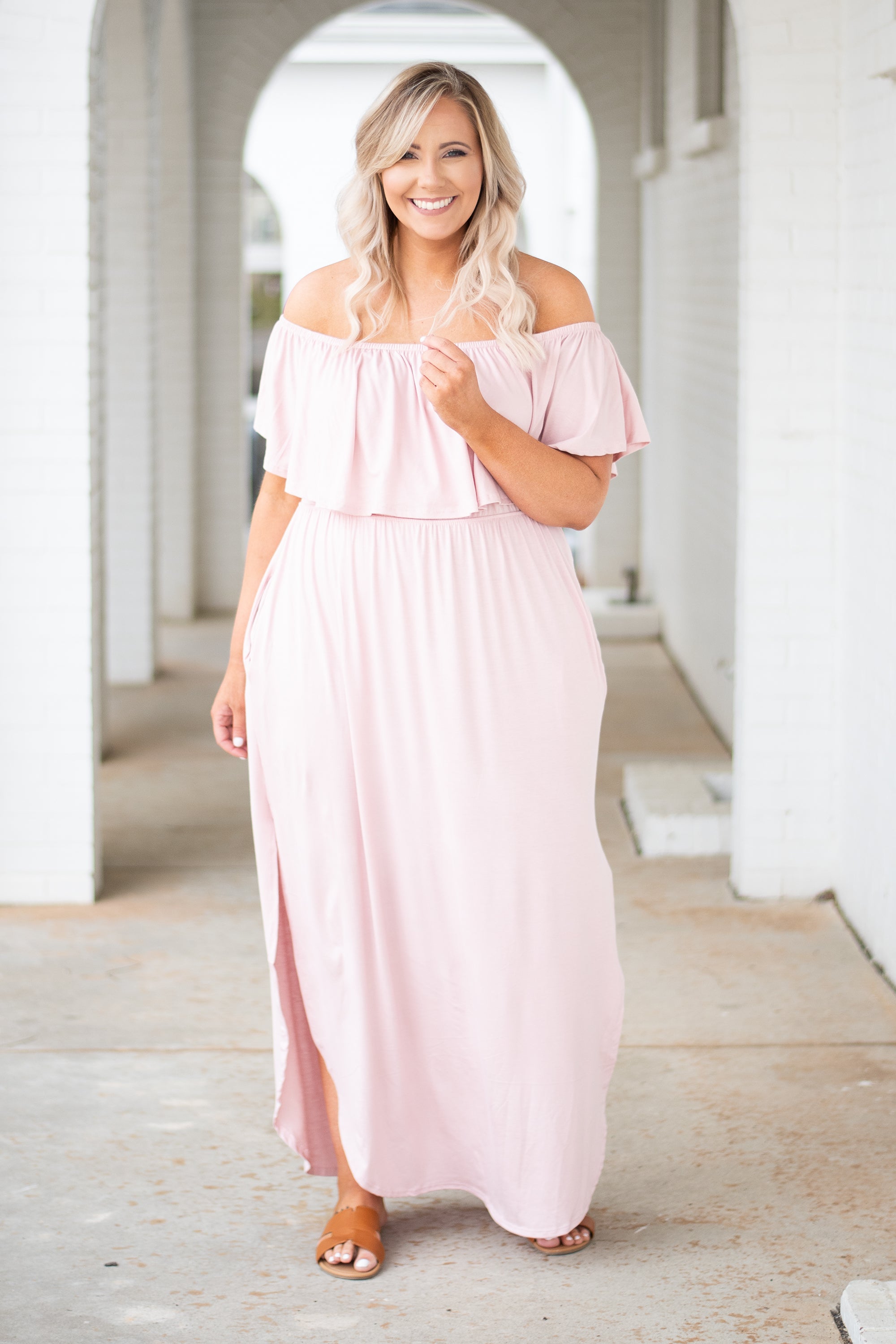  By The Boardwalk Maxi Dress, Mauve、mySite、justintrudeaud