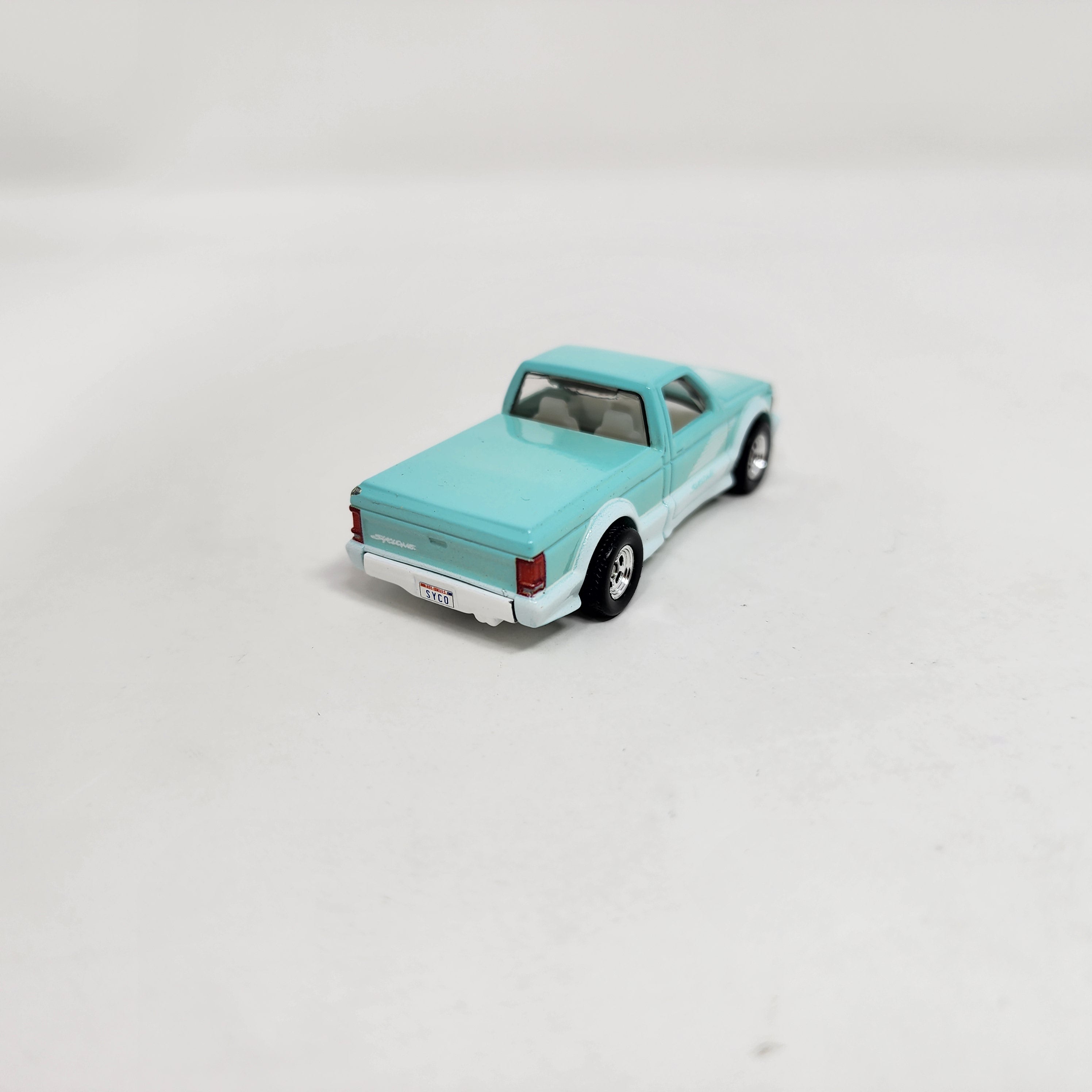 '91 GMC Syclone * Teal/White * 1:64 scale Loose Diecast Hot Wheels Boulevard、mySite、hgirdovlk