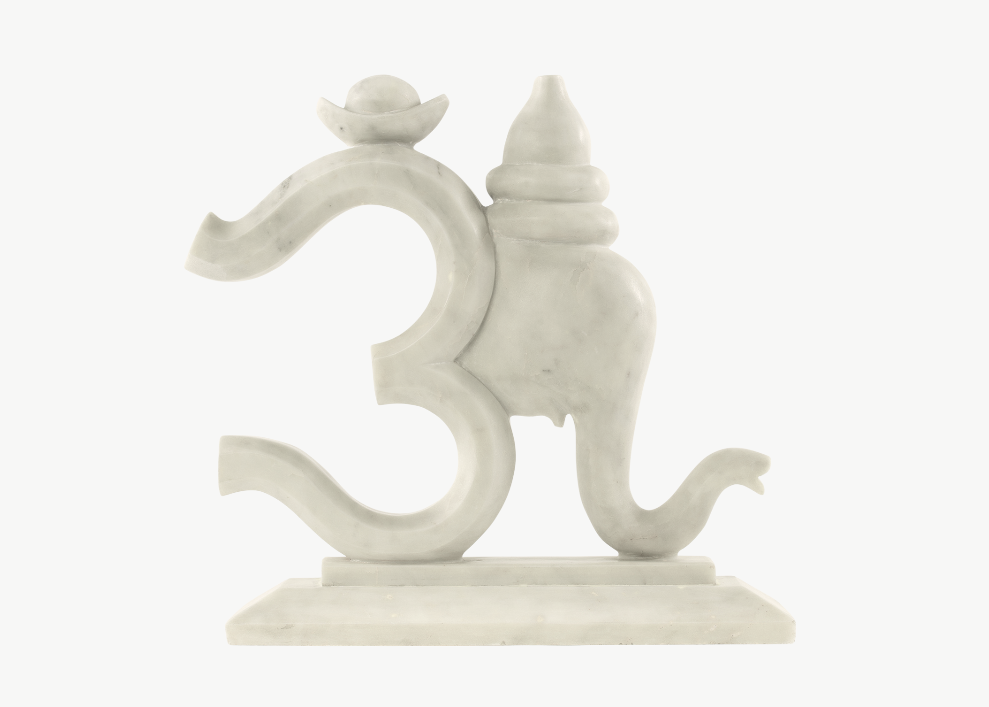 Om Ganesha - White Marble (59cm)、mySite、topwebapps