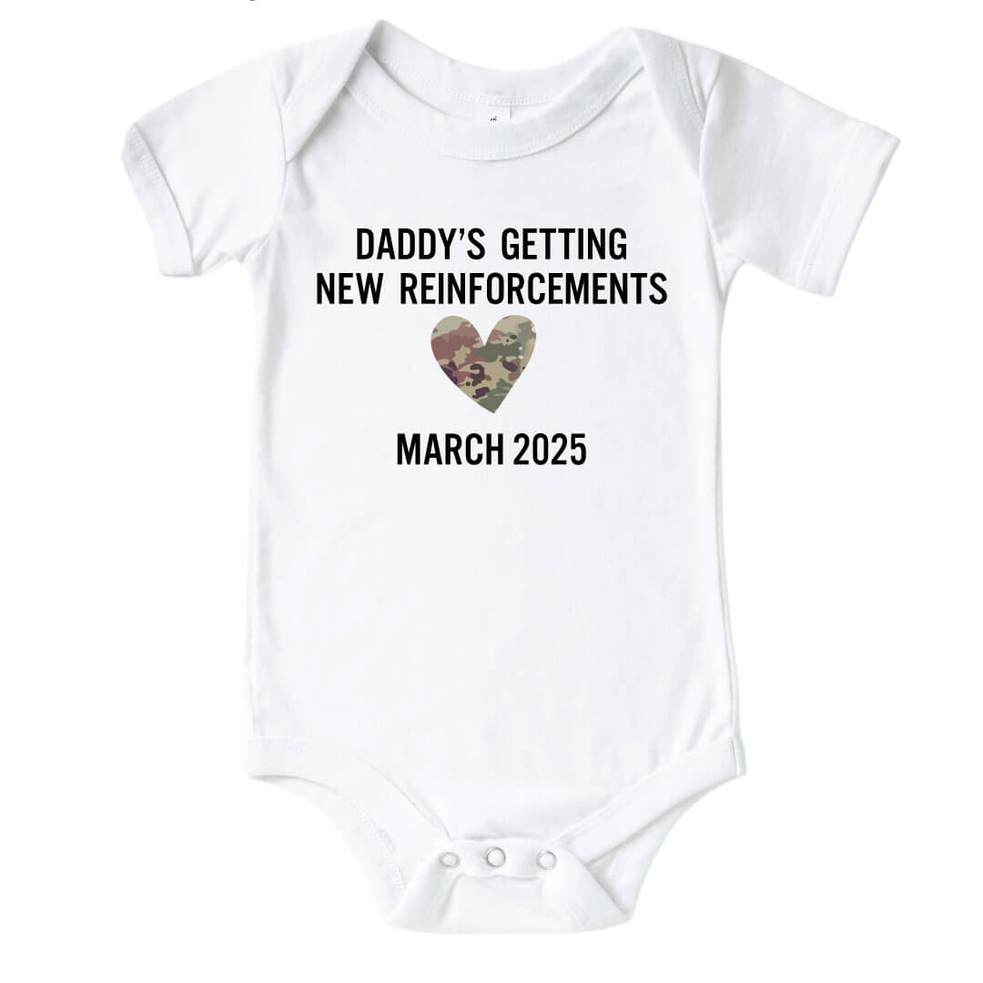  U.S. Army Personalized Reinforcements Graphic Bodysuit | White、mySite、layawaytickets