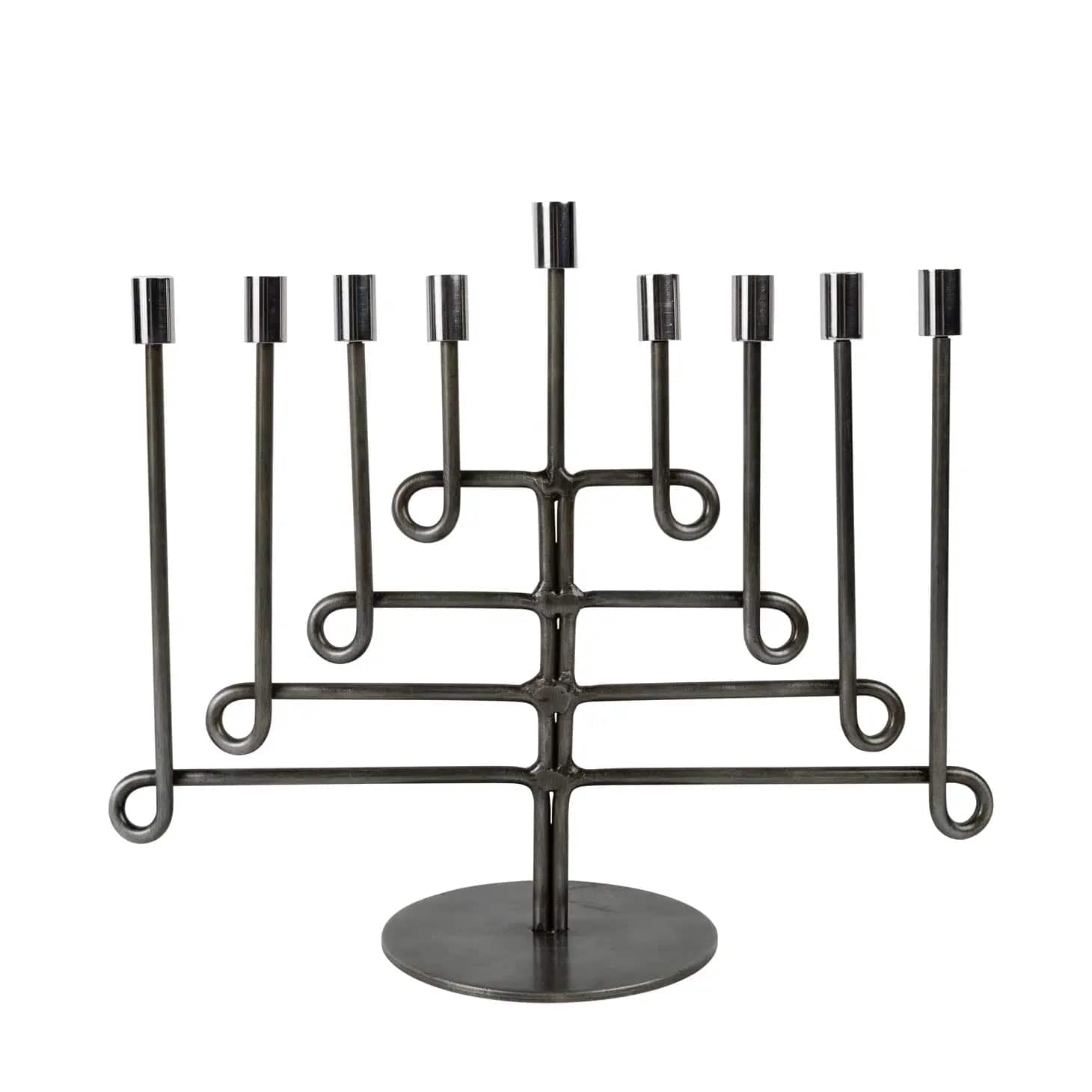 Antiqued Twisted Iron Menorah、mySite、topwebapps