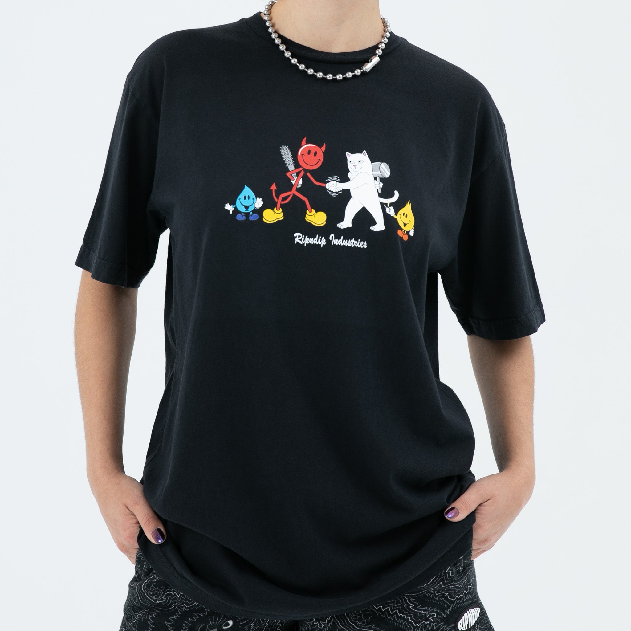  Nerm Vs Devilman Tee (Vintage Black)、mySite、merchandisen