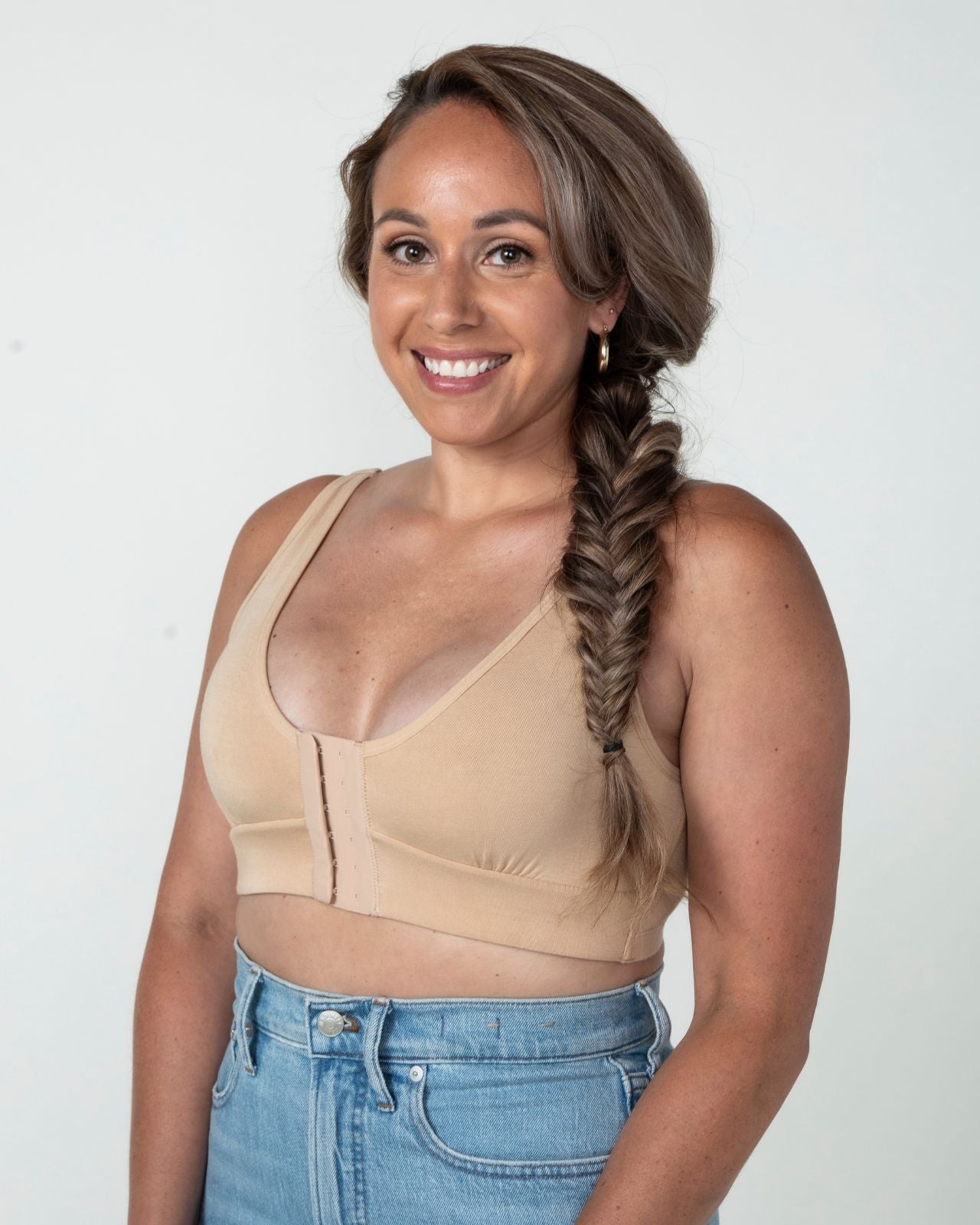 Rora Pocketed Front Closure Bra、mySite、bengalsvssteelers