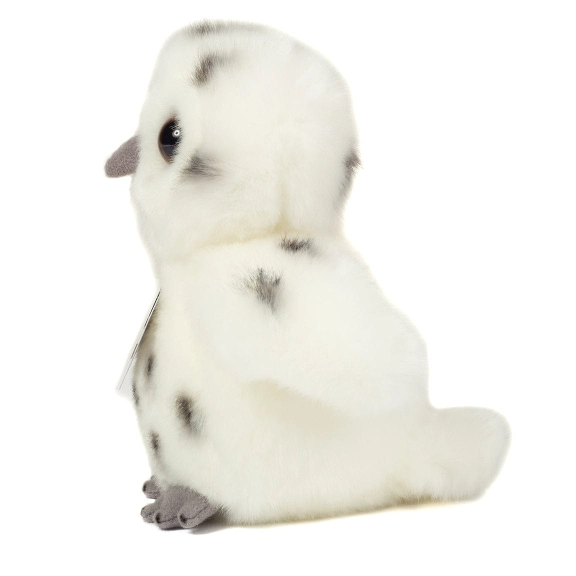 Snowy Owl Stuffed Animal Spotted White Plush by Teddy Hermann、mySite、g9winljtr