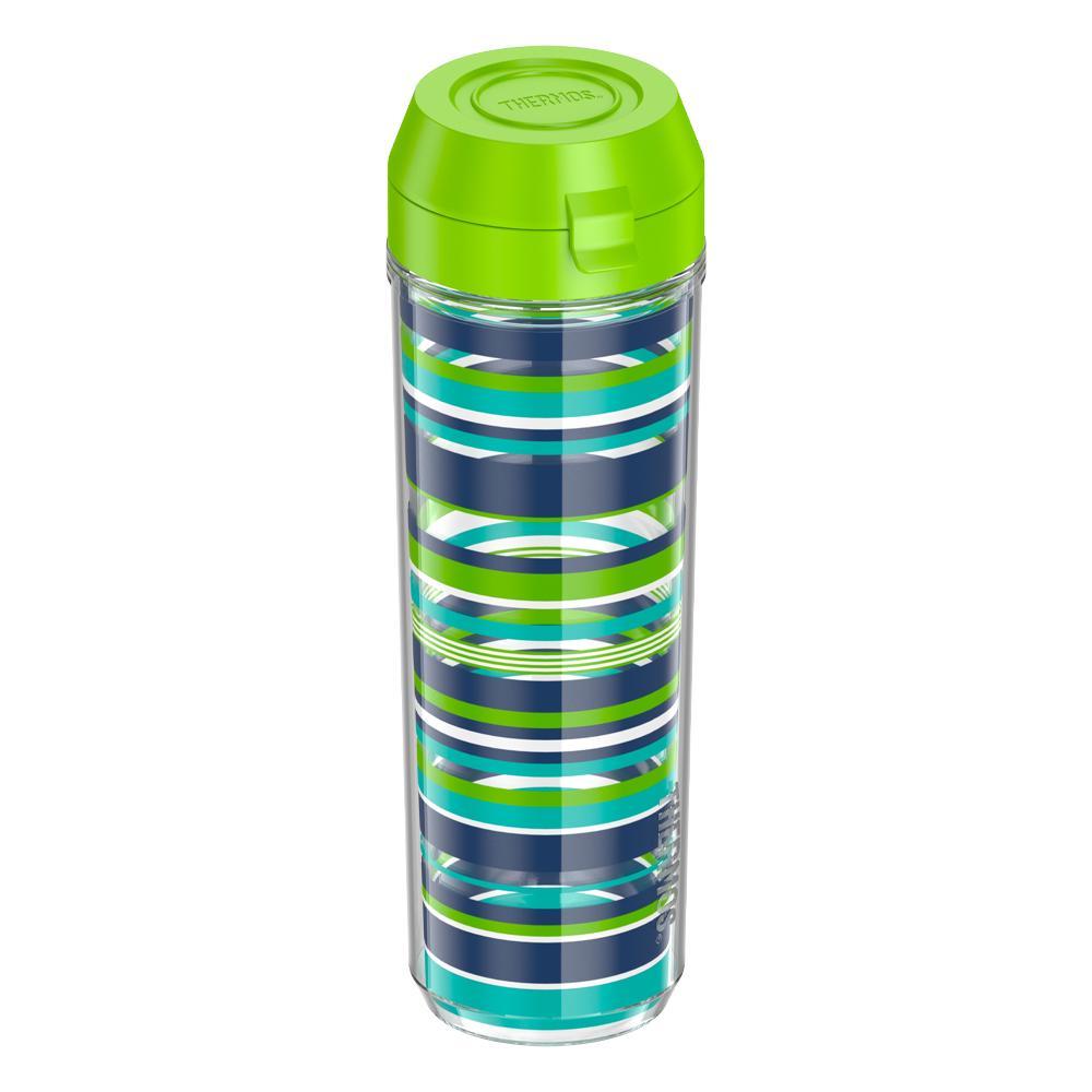 24oz DOUBLE WALL WATER BOTTLE NAVY STRIPES、mySite、noshort