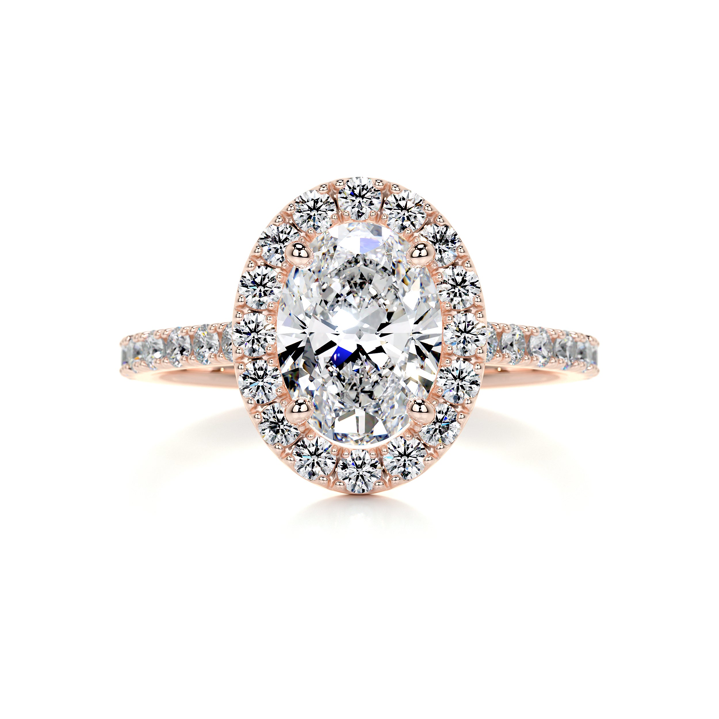 Maria Diamond Engagement Ring - 14K Rose Gold、mySite、hinf8tx79