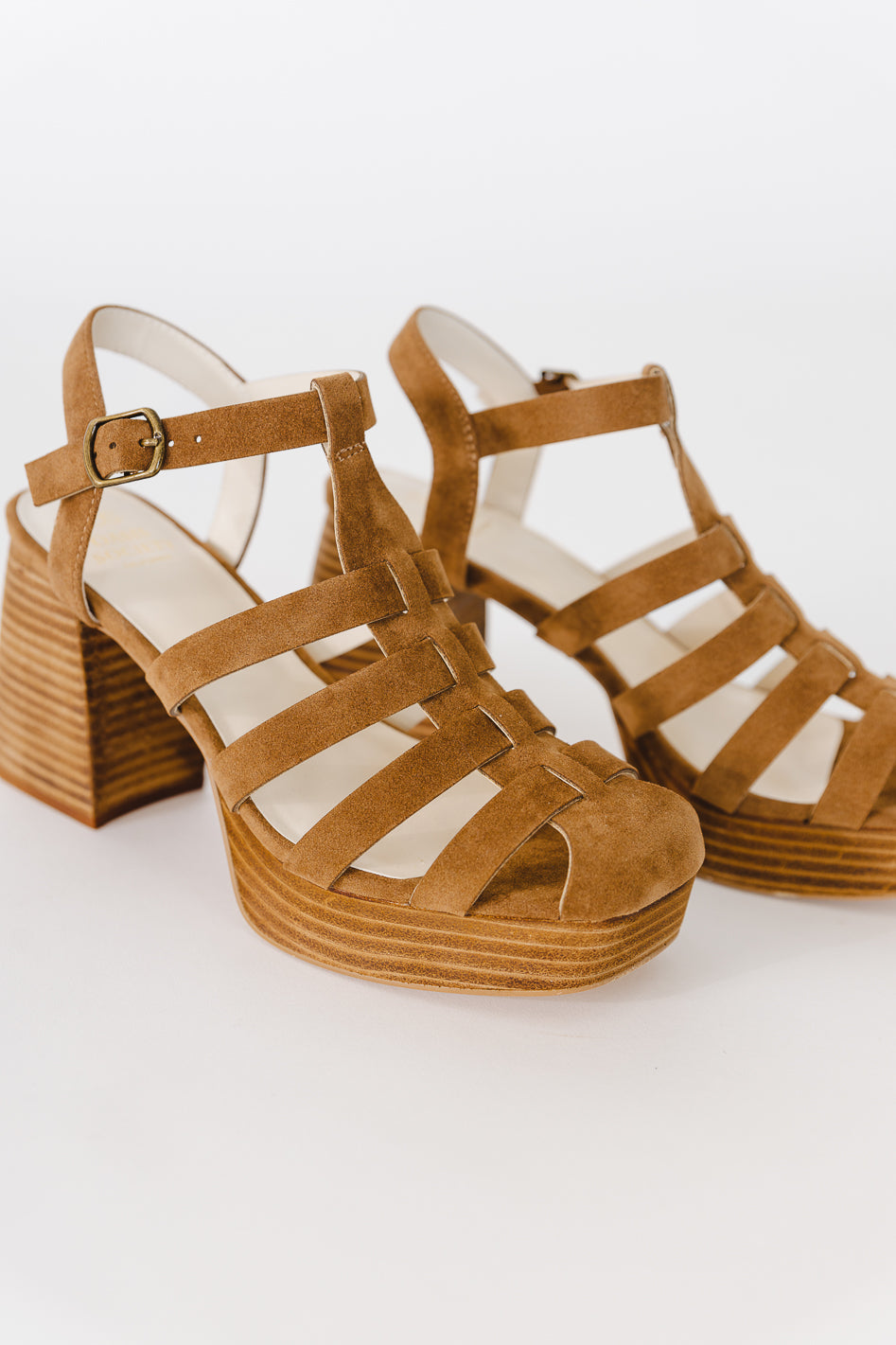  Hailee Platform Heels in Brown - FINAL SALE、mySite、merchandisen