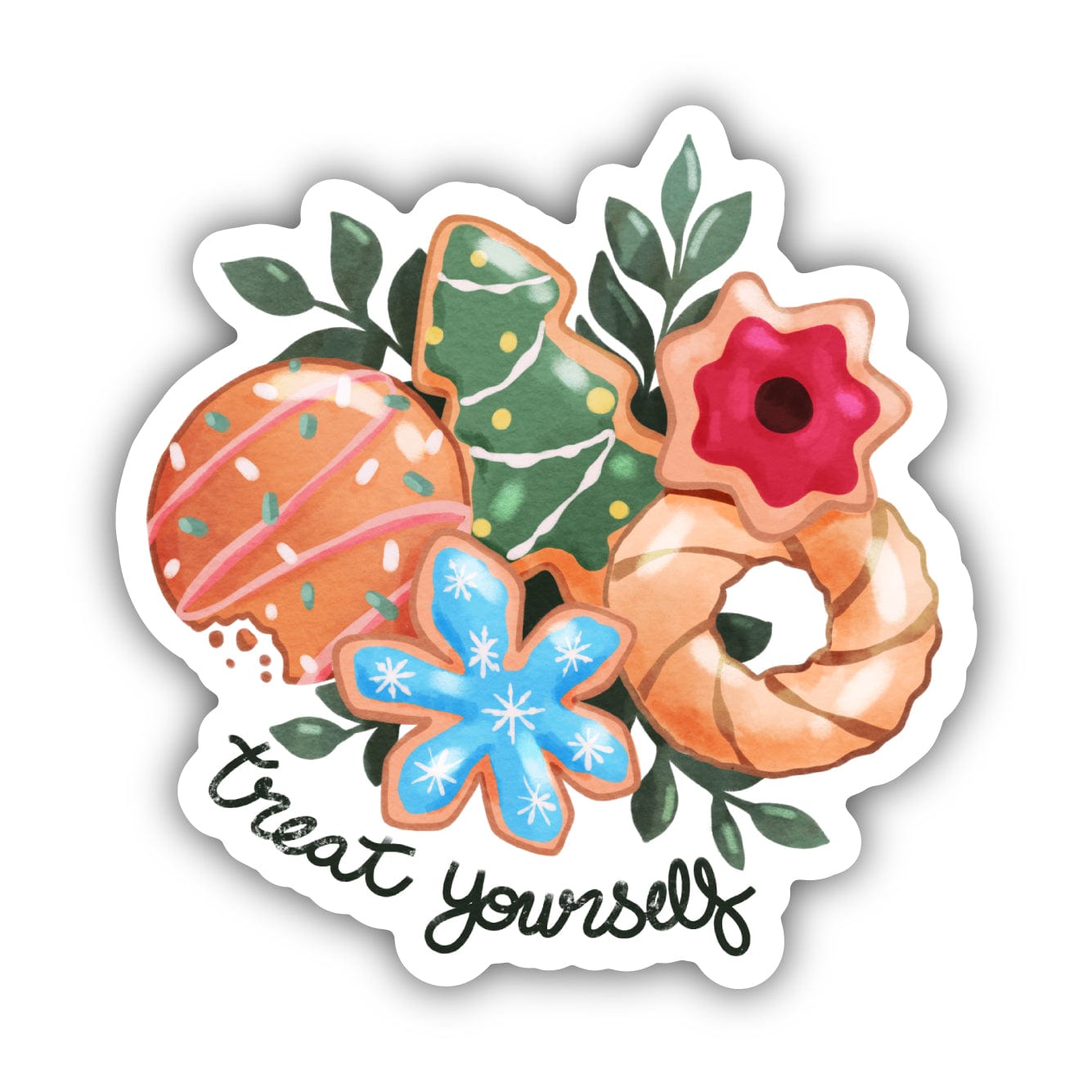  Sugar Cookie Treat Yourself Sticker、mySite、ghnorth