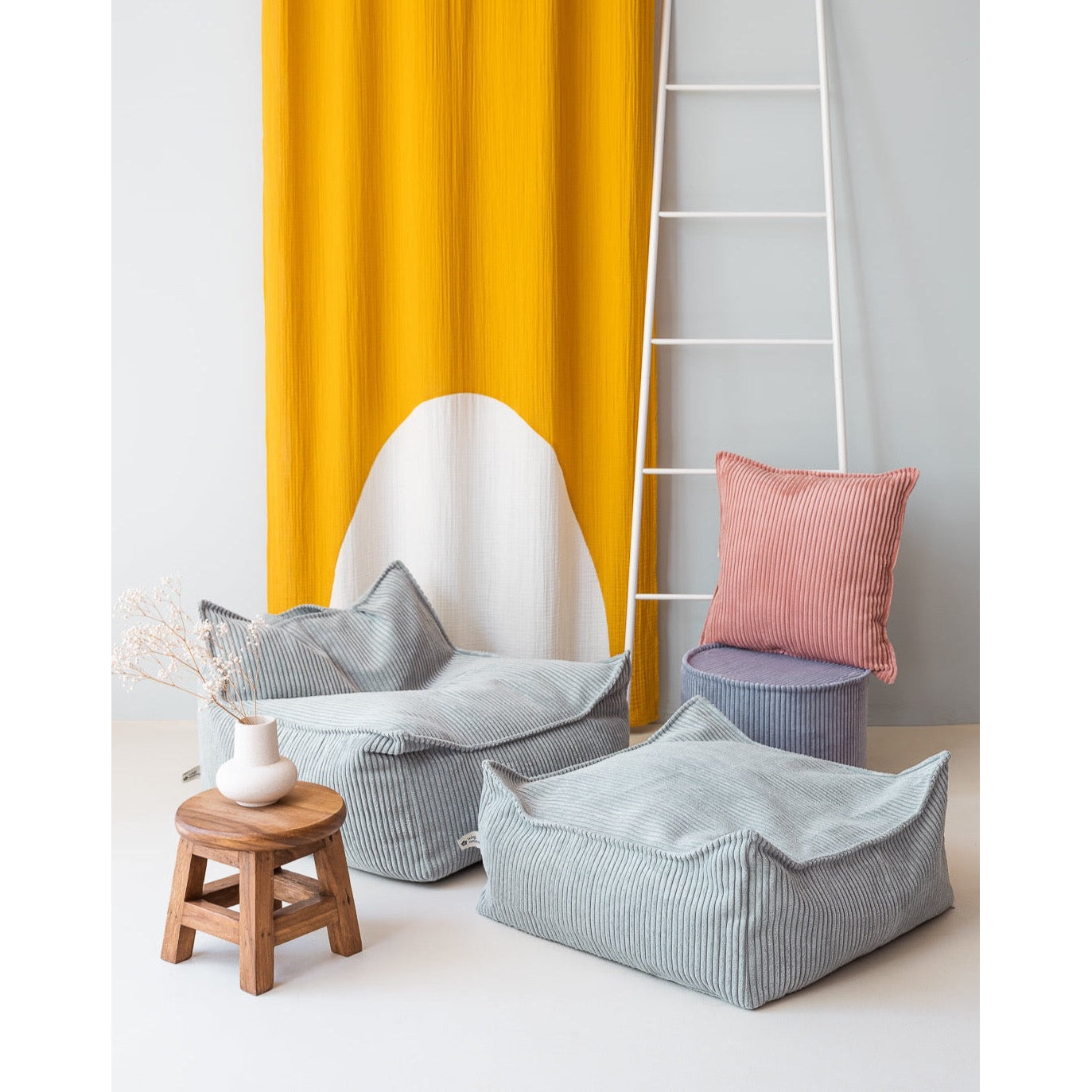 Peppermint Green Square Ottoman、mySite、gigharbornorthrealestate