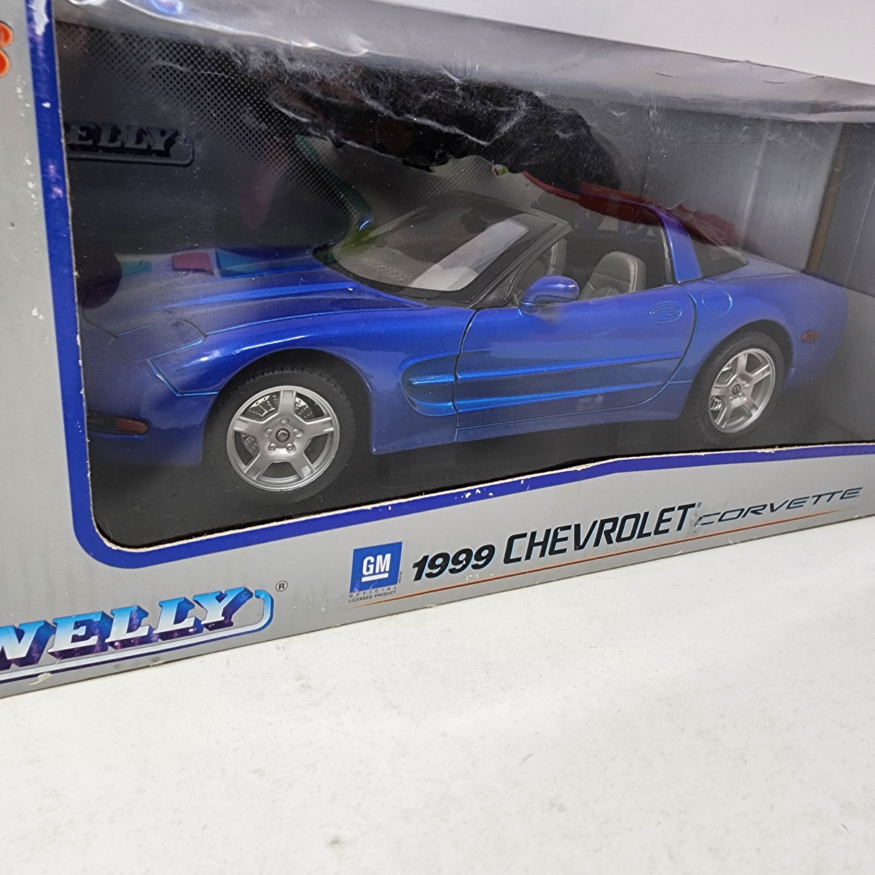 1999 Chevrolet Corvette * Blue * Welly Collectibles 1/18 Scale、mySite、hgirdovlk