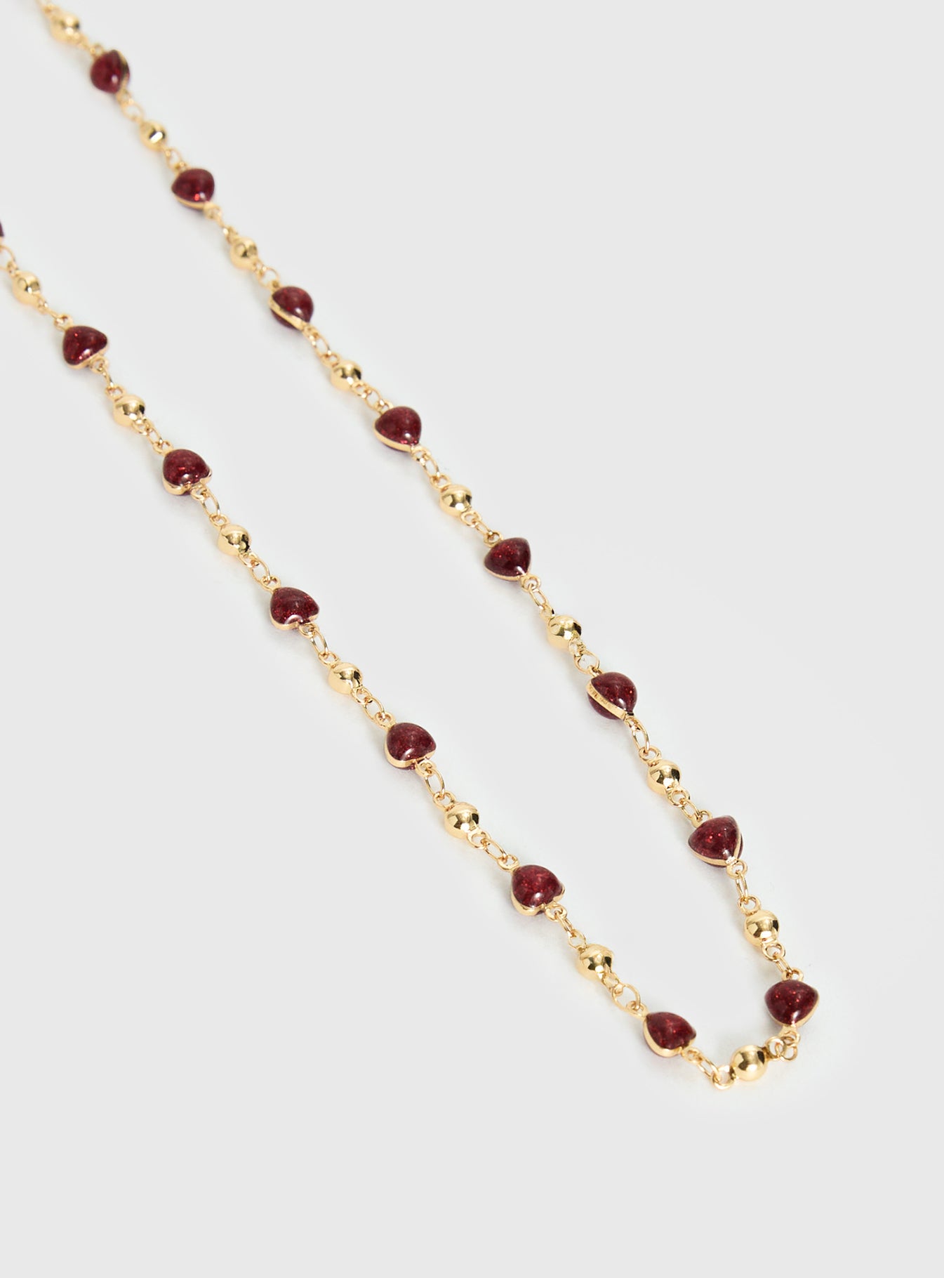 Daqiuri Necklace Gold / Red、mySite、solidvoid