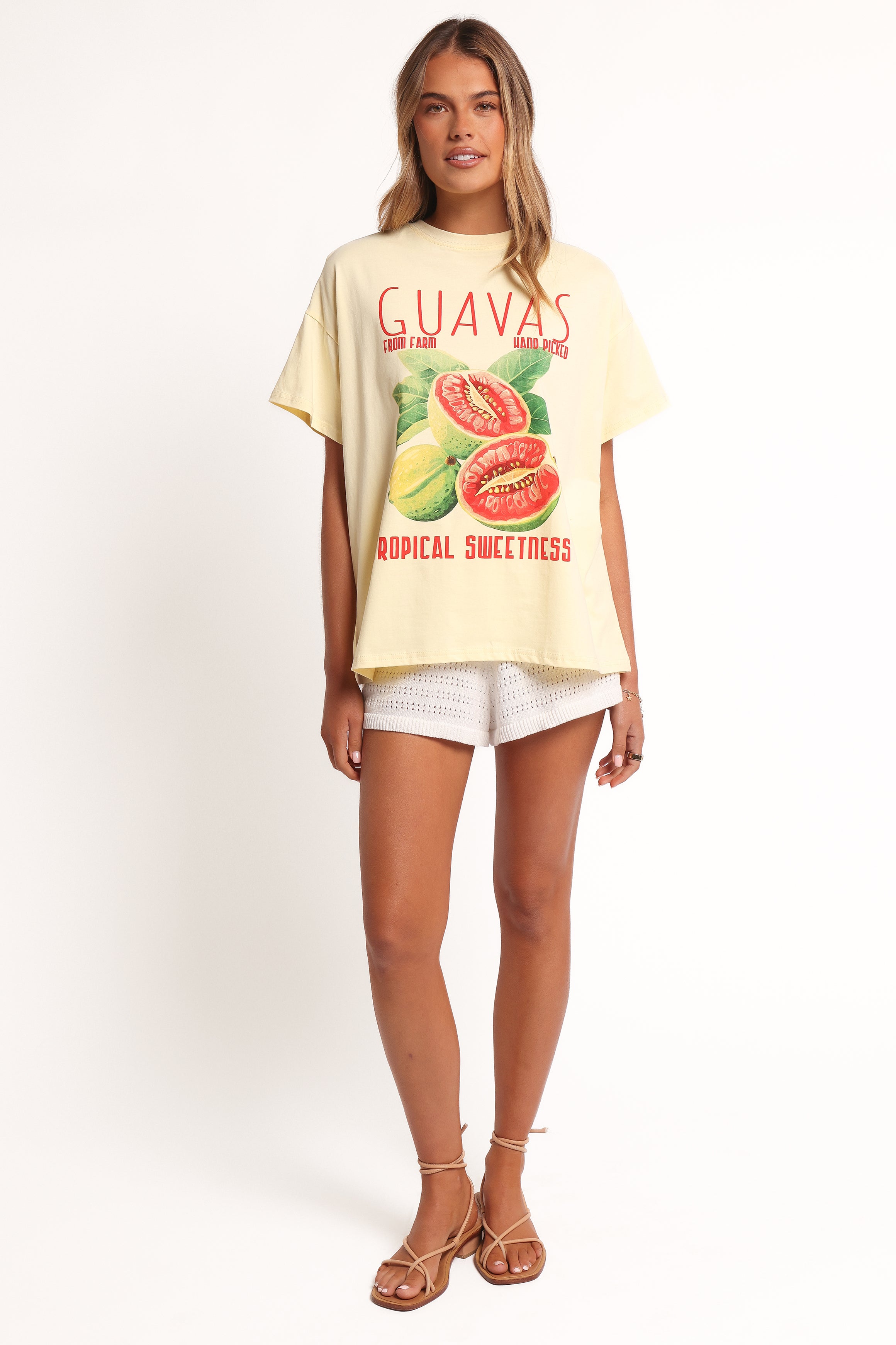  Guavas Graphic Tee - Pale Yellow、mySite、sugarbowlscore