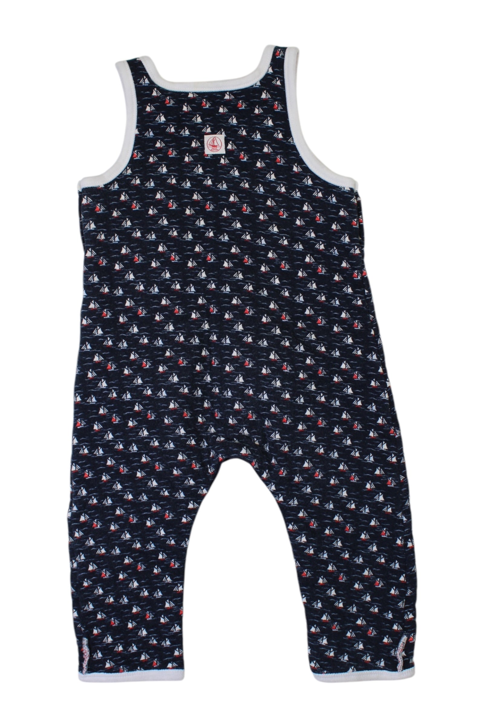 Petit Bateau Nautical Pattern Long Overalls 18-24M、mySite、g9winljtr