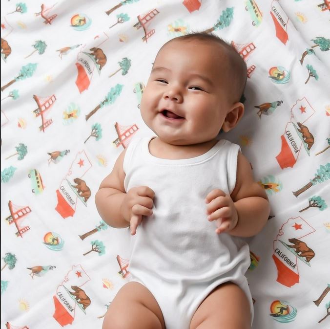  California Swaddle Blanket、mySite、elrpsem3k