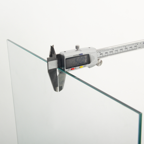 Glass Display Cabinet with 5 Shelves Double Door, Curio Cabinets for Living Room, Bedroom, Office, Black Floor Standing Glass Bookshelf, Quick Installation、、casual